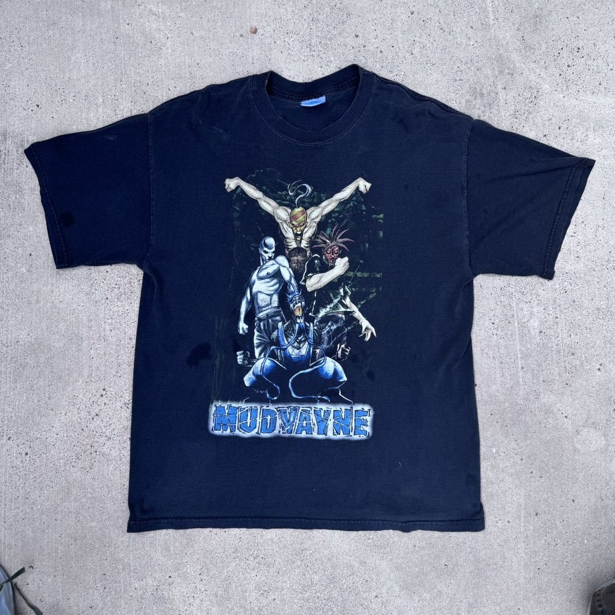 Band Tees × Vintage Mudvayne Vintage Tee Size US L / EU 52-54 / 3 - 1 Thumbnail