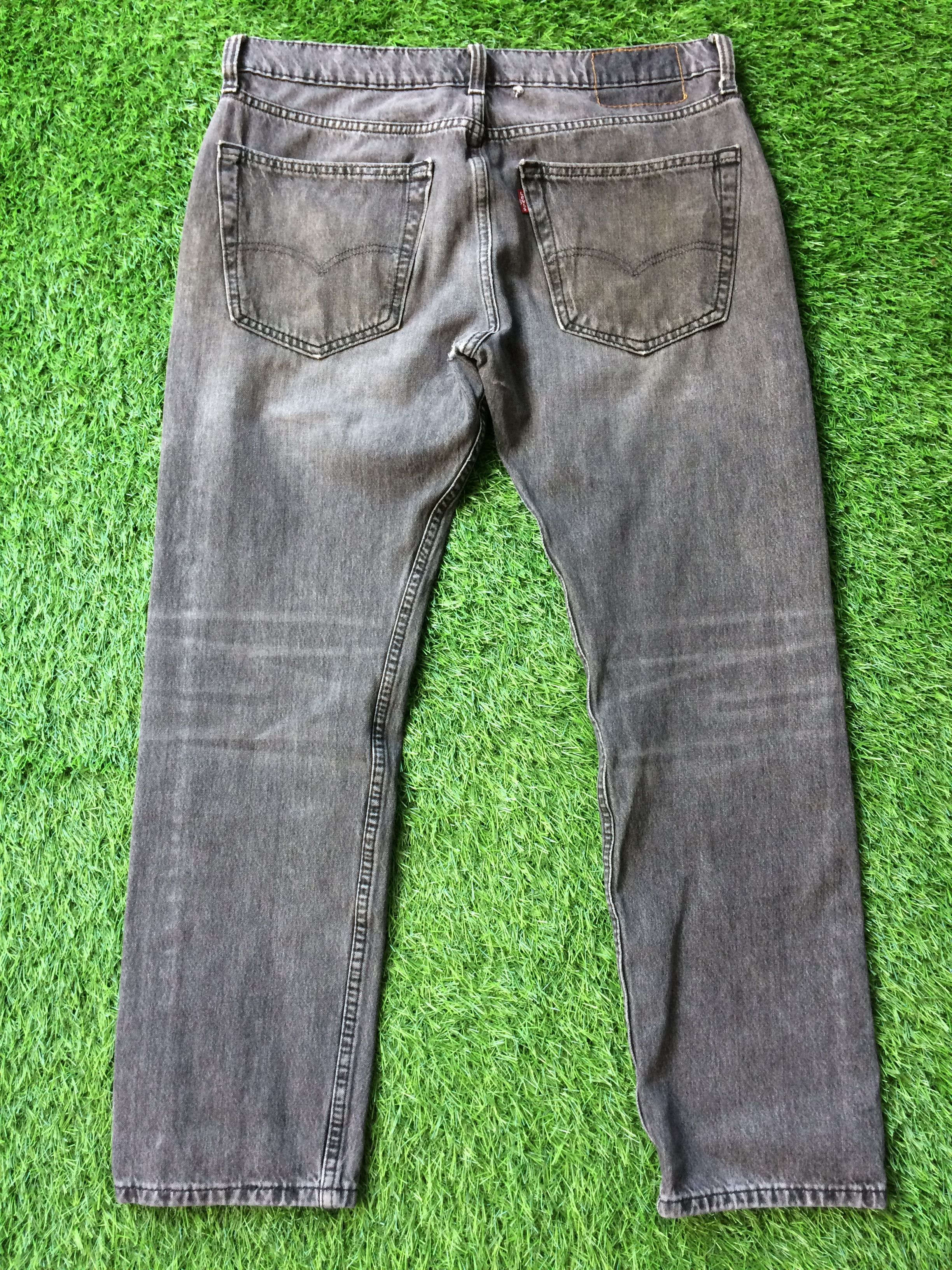 Unsound Rags Distressed Faded Black Slim Jeans D-766 Size US 32 / EU 48 - 1 Thumbnail