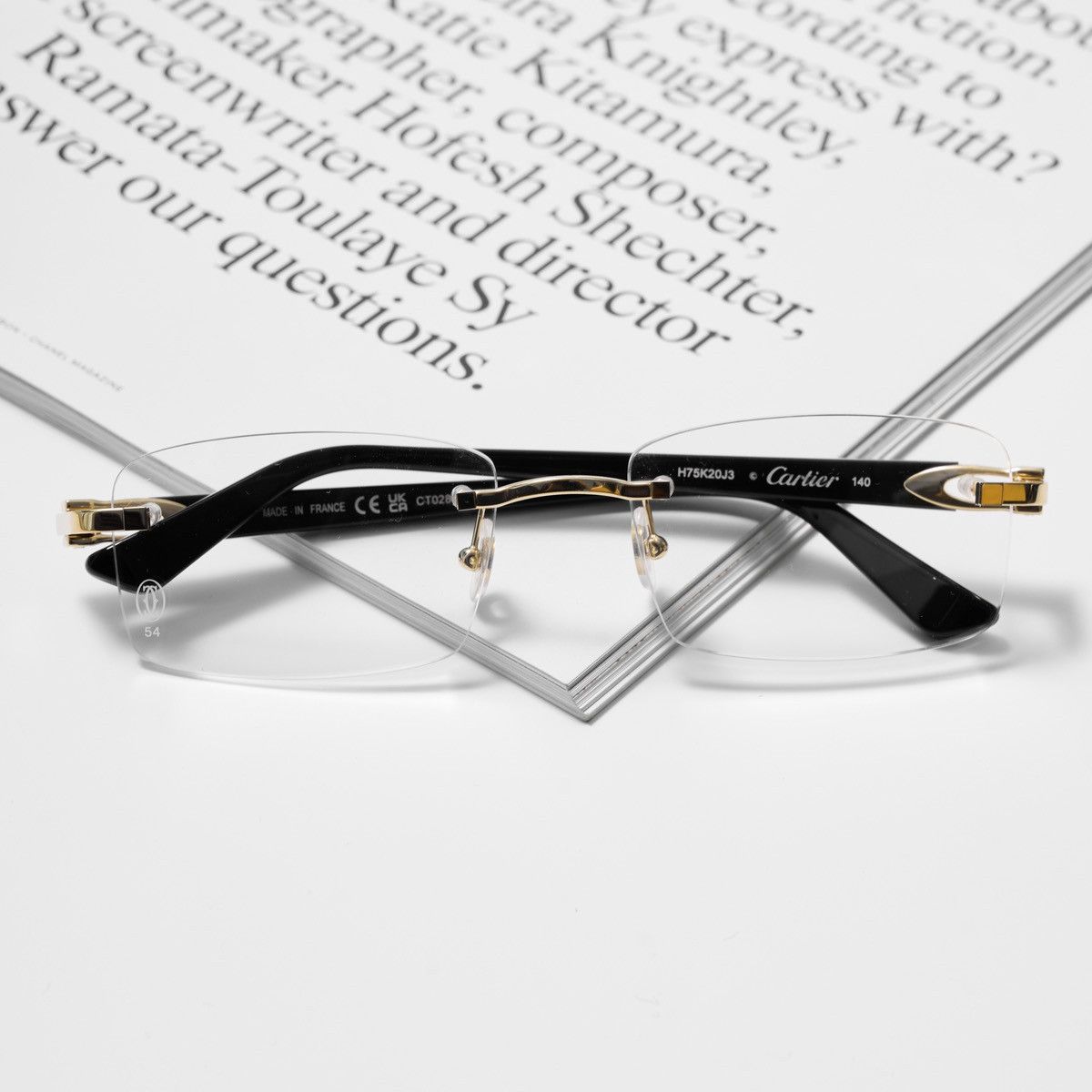 Cartier CARTIER CT0287O 001 GLASSES Size ONE SIZE - 5 Thumbnail