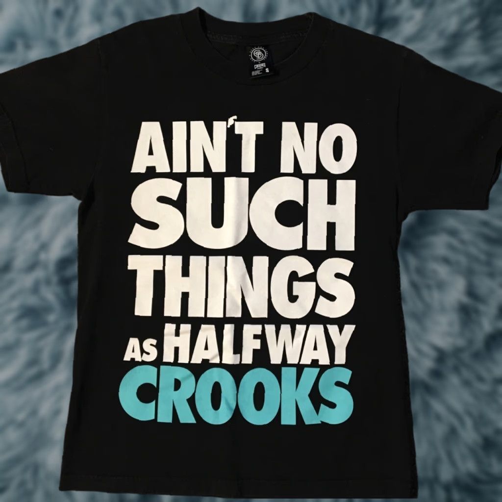 Diamond Supply Co. VINTAGE Crooks & Castles Halfway Crooks Shirt S Mobb Deep Obey 10 Hundreds Hip Hop Rap Size US S / EU 44-46 / 1 - 1 Thumbnail