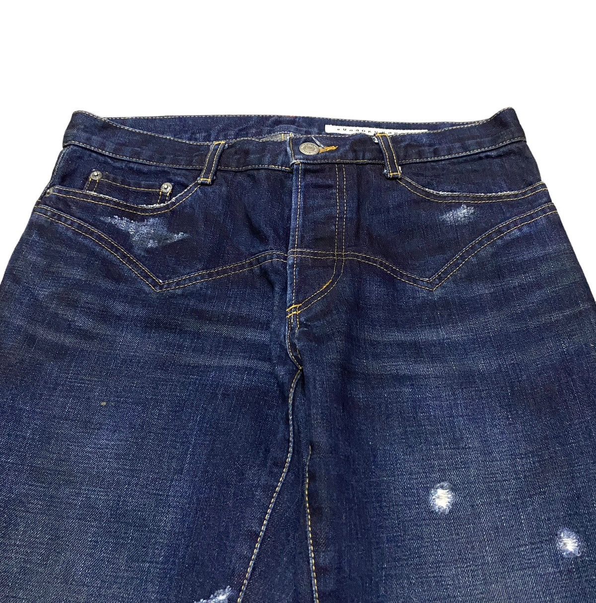 Issey Miyake Rare Design Vintage Issey Miyake Sunaokuwahara Jeans 2000s Size US 31 - 3 Thumbnail