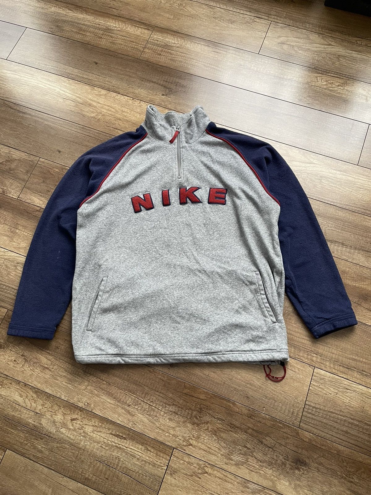 Vintage Nike Vintage Fleece Teddy Sweatshirt Jacket 90s Size US XL / EU 56 / 4 - 2 Thumbnail
