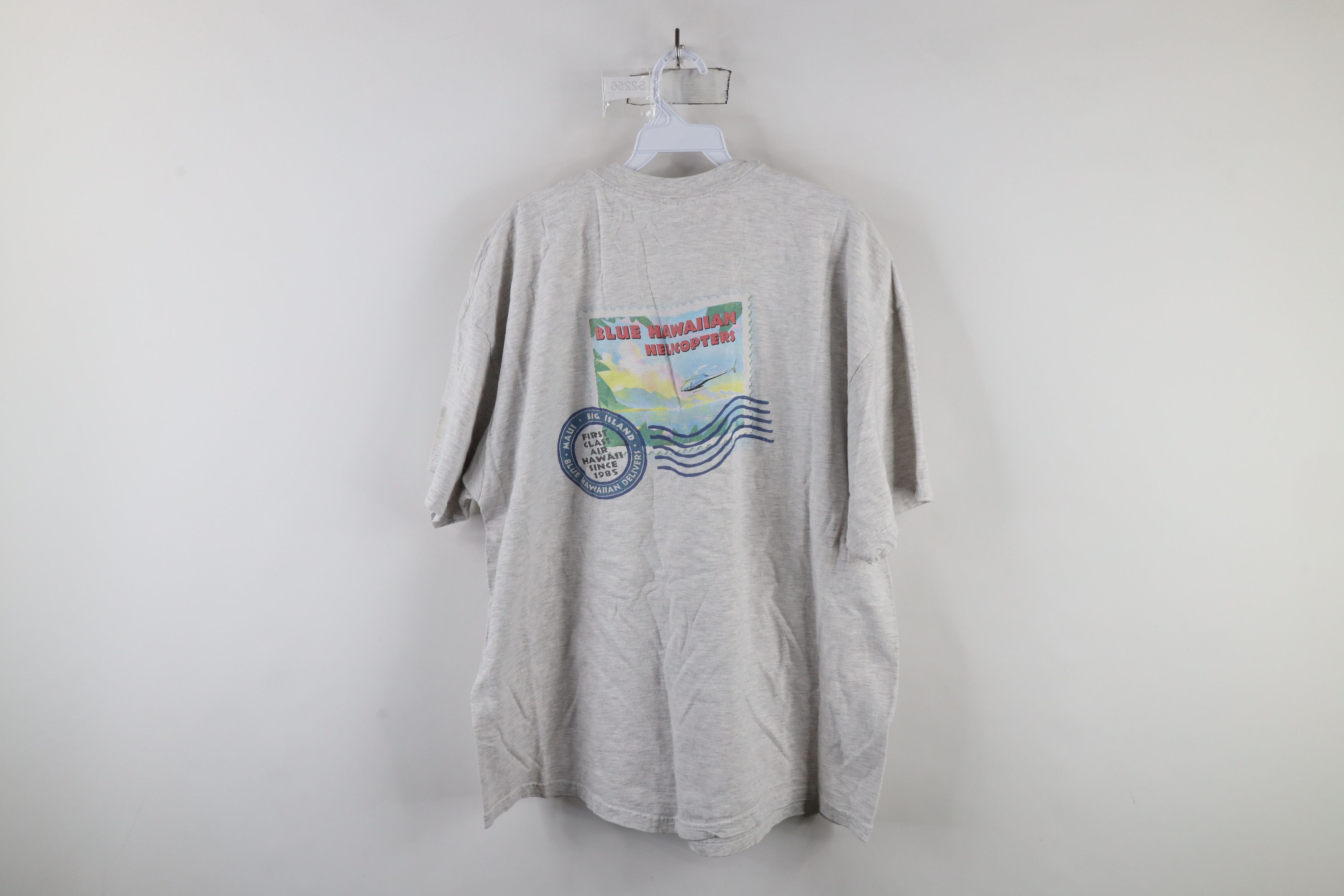Vintage Vintage 90s Blue Hawaiian Helicopters Short Sleeve T-Shirt Size US XL / EU 56 / 4 - 10 Thumbnail