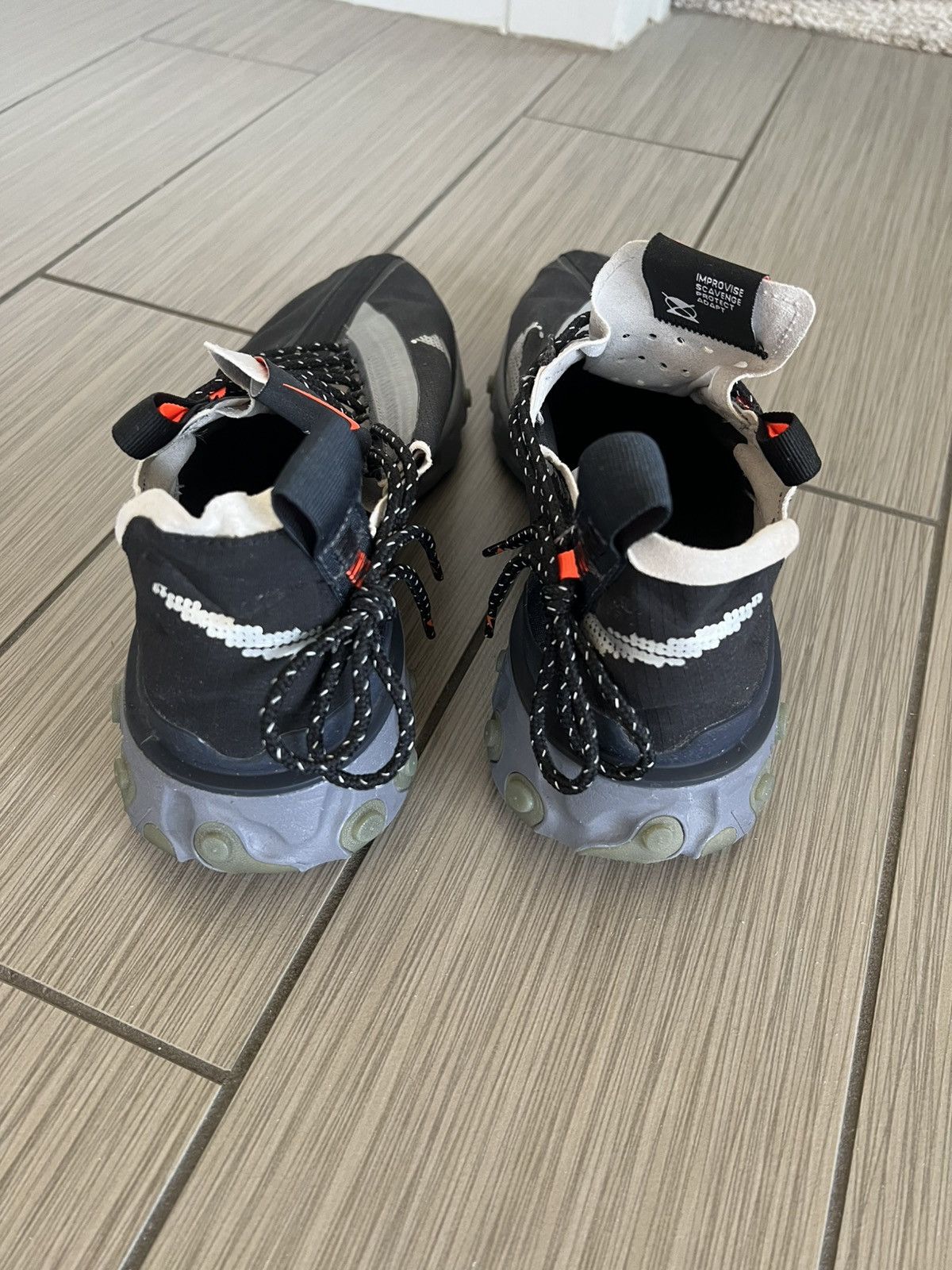 Nike Nike React Runner WR ISPA Black Size US 9.5 / EU 42-43 - 5 Thumbnail