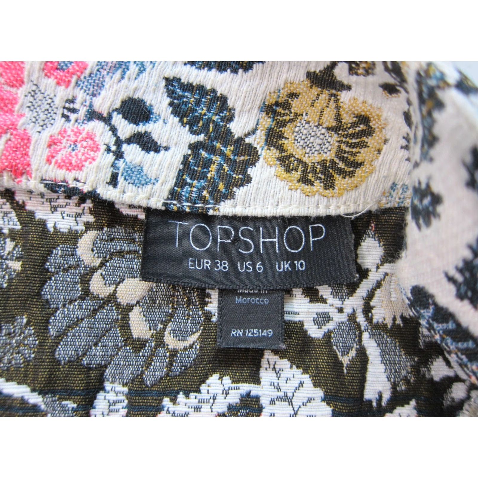 Topshop Topshop Skirt Women Mini Floral Pink 6 Size 28" / US 6 / IT 42 - 3 Thumbnail