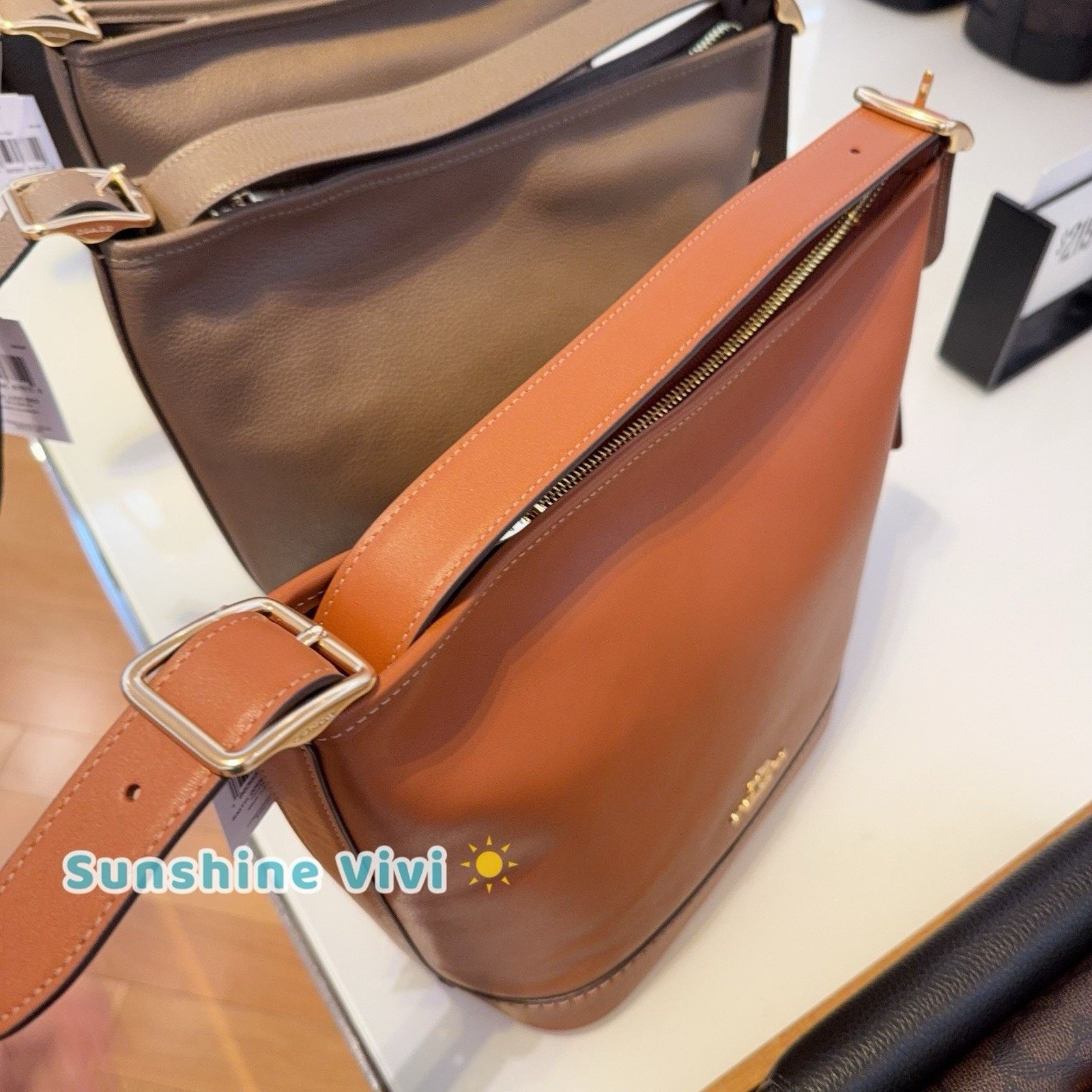 Coach NWT Coach Jude Bag Refined Pebble Leather CBH19 Tan Size ONE SIZE - 3 Thumbnail