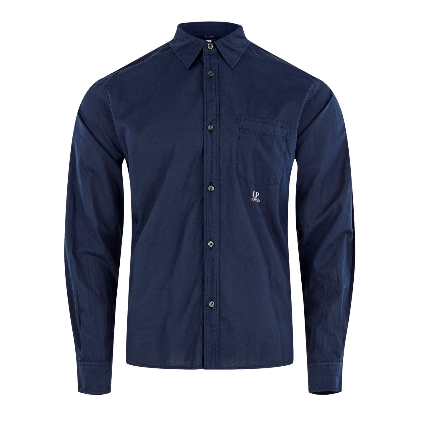C.P. Company o1g2r1mq0426 Long Sleeve Shirt in Blue Size US L / EU 52-54 / 3 - 1 Thumbnail