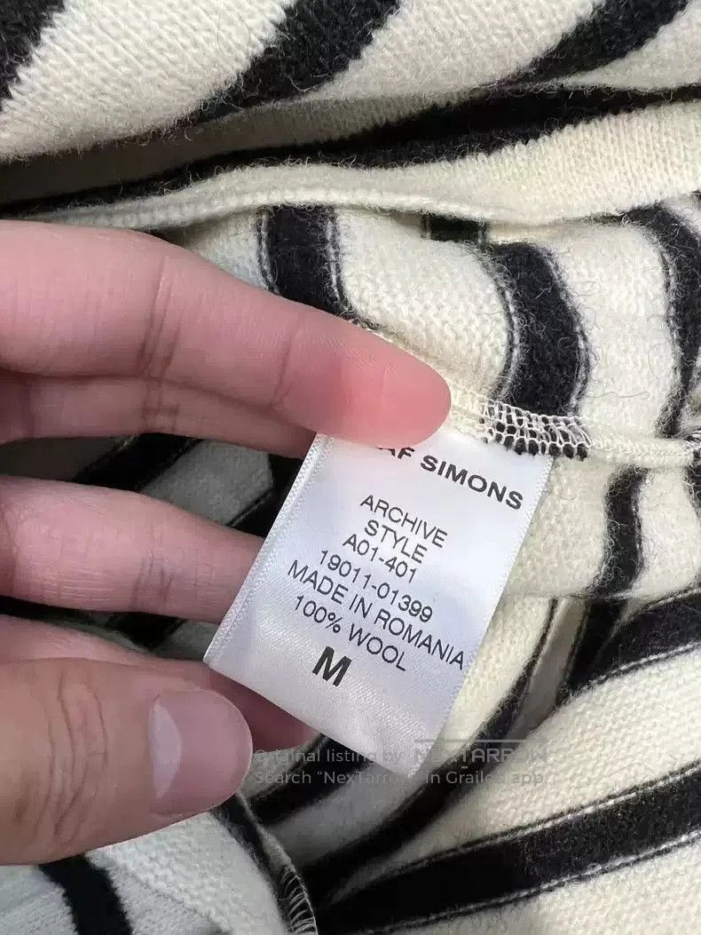 Raf Simons Raf Simons Striped patch long sleeve. Size US M / EU 48-50 / 2 - 6 Thumbnail
