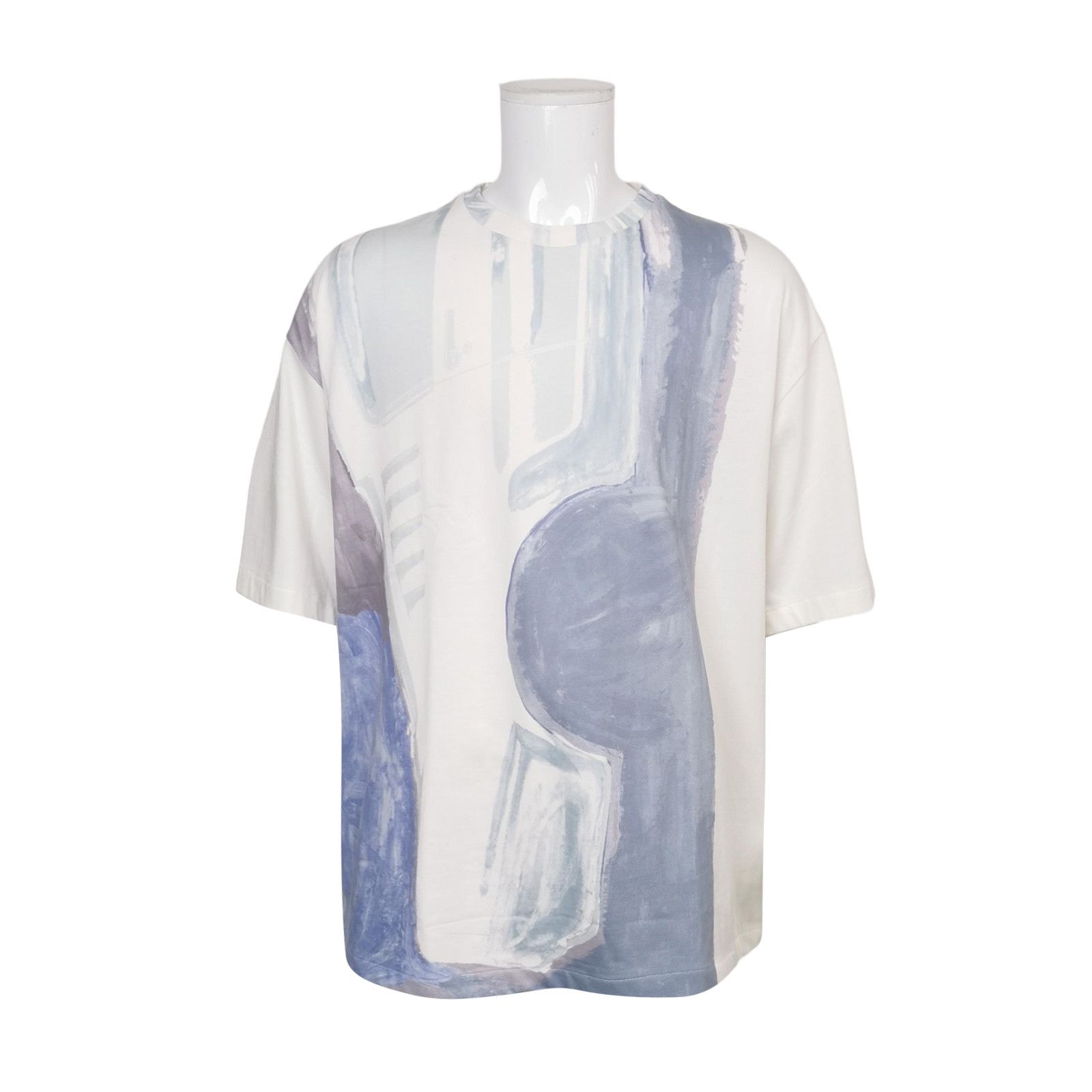 Jil Sander JIL SANDER JIL SANDER Cotton contrast color crew neck T-sh Size US XXL / EU 58 / 5 - 1 Thumbnail