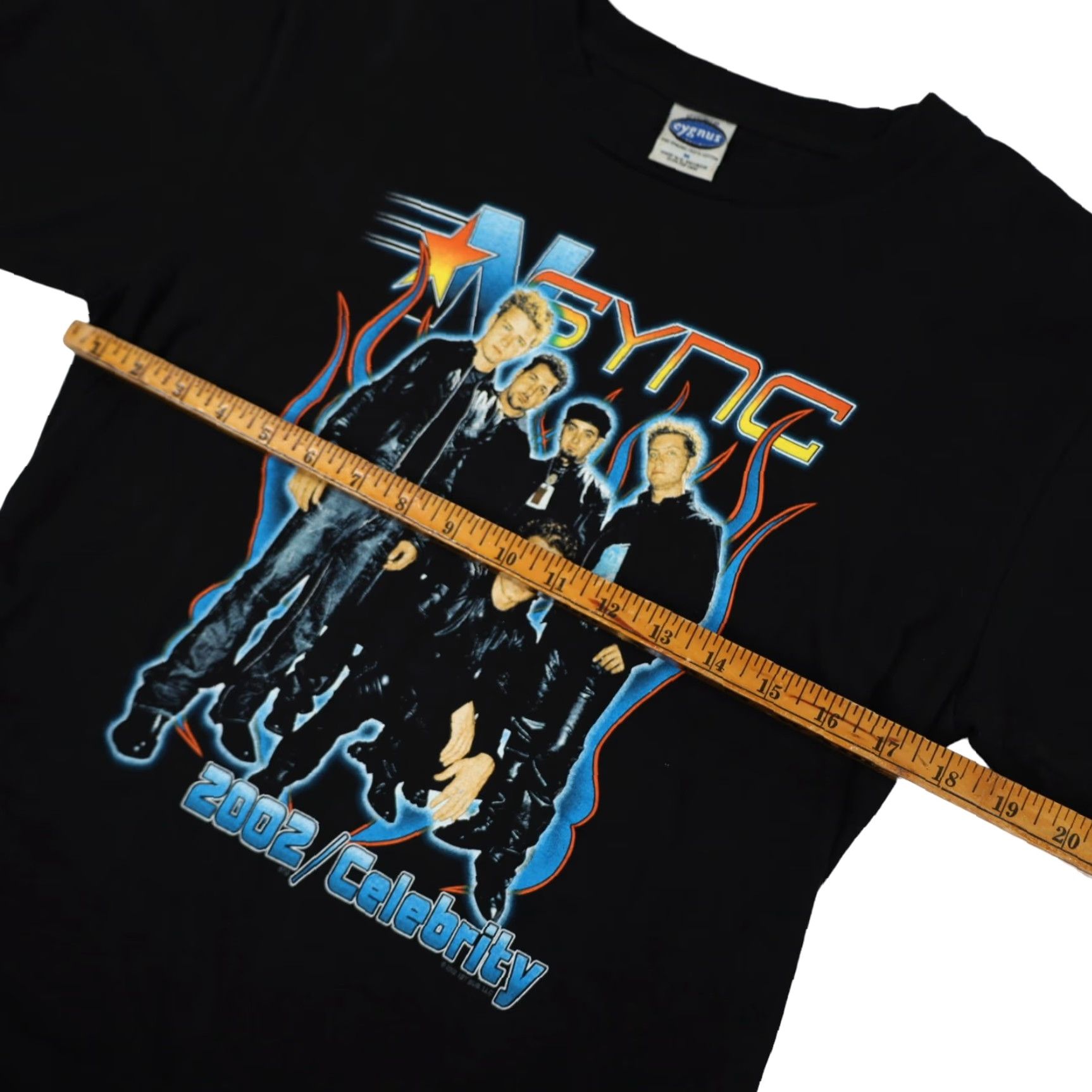 Vintage VINTAGE NSYNC 2002/Celebrity Tour Shirt Mens M Black T-Shirt Way off? Size US M / EU 48-50 / 2 - 5 Thumbnail