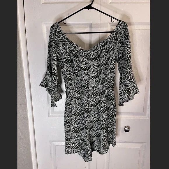 Express Express Off Shoulder Romper L Size L / US 10 / IT 46 - 2 Thumbnail