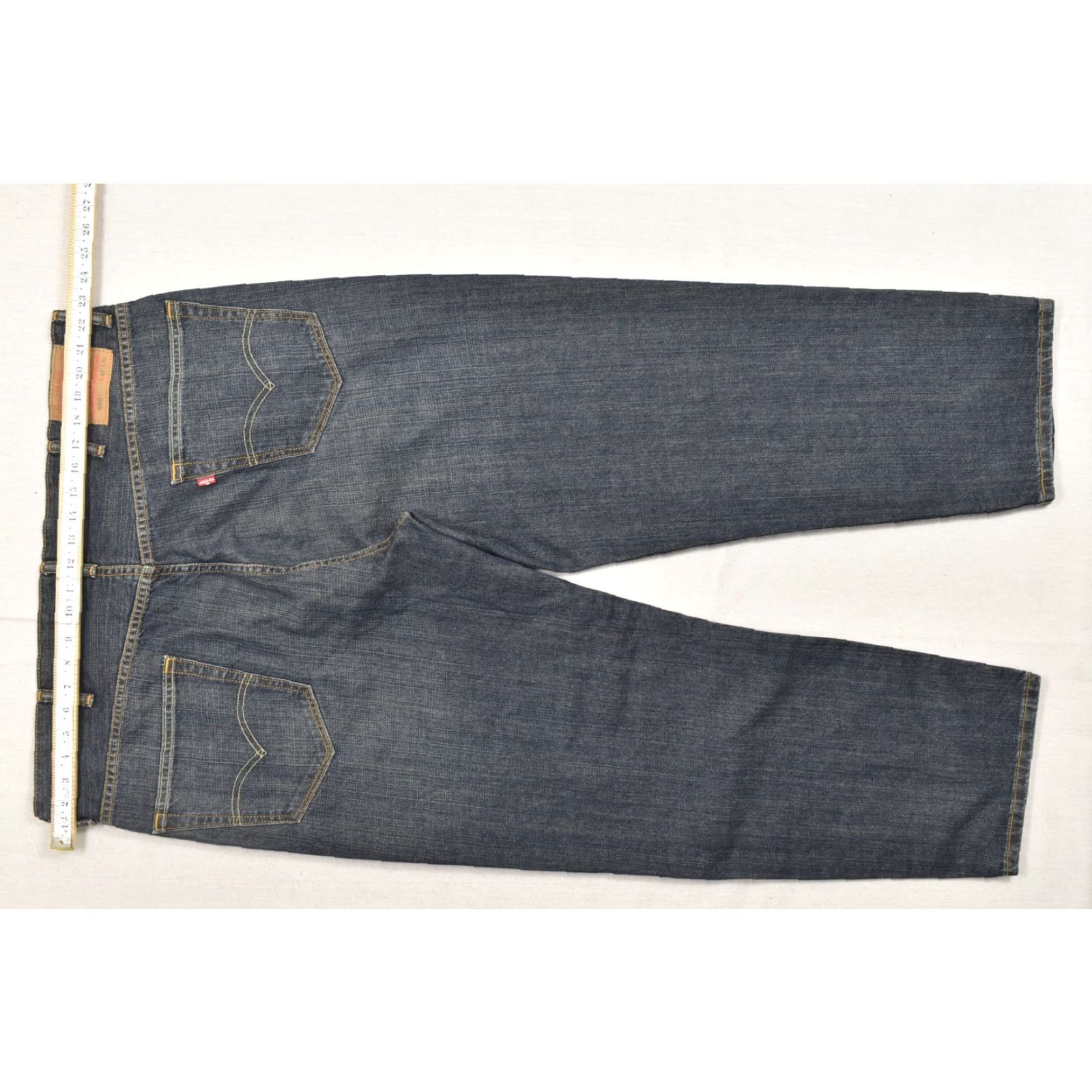 Levi's Levi's Jeans Men 550 Relaxed Straight 42x30 Blue Cotton Blend Zip Inseam 30 Denim Solid Size US 42 / EU 58 - 3 Thumbnail