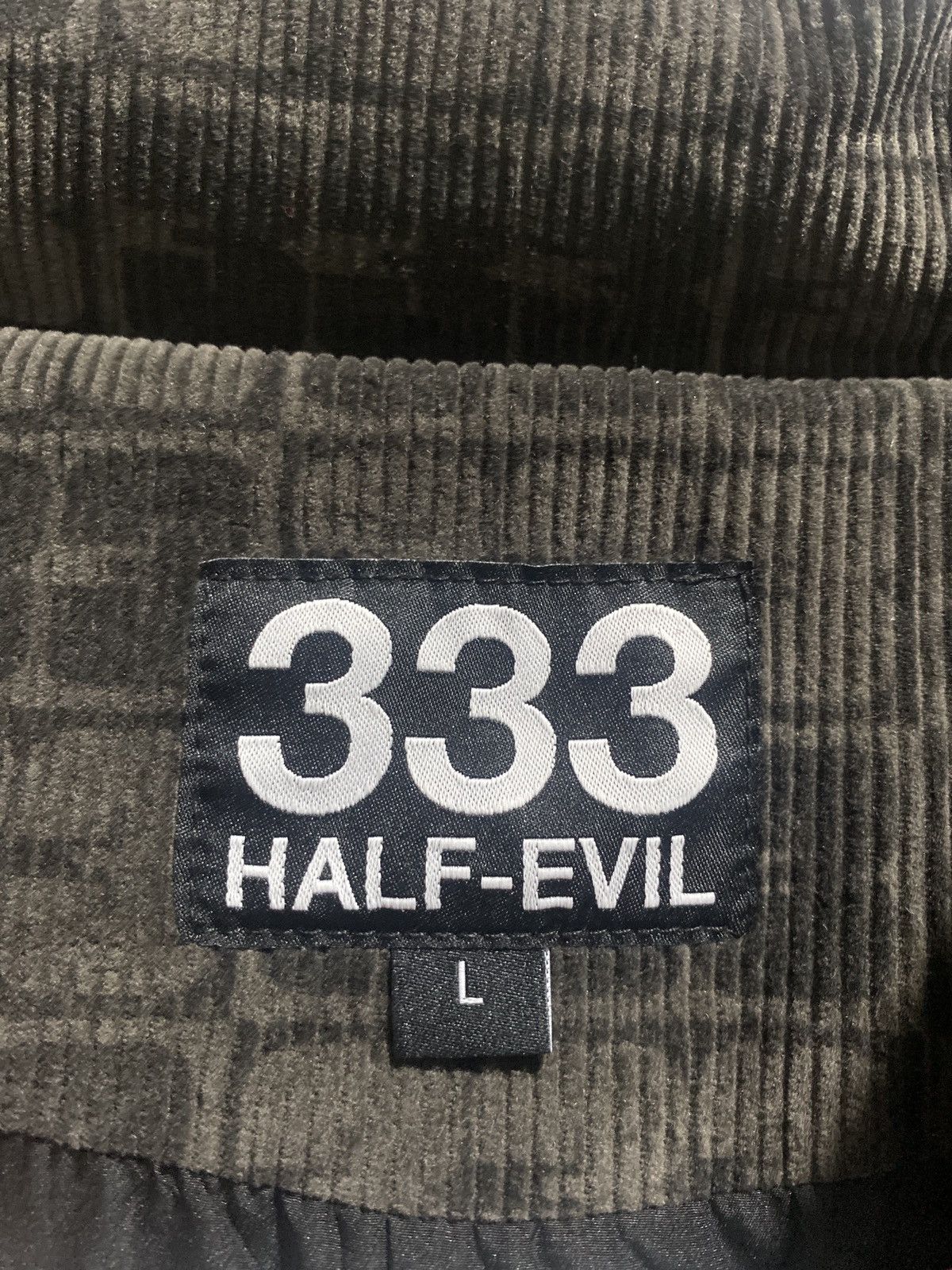 Half Evil Half Evil corduroy puffer jacket Size US L / EU 52-54 / 3 - 4 Thumbnail