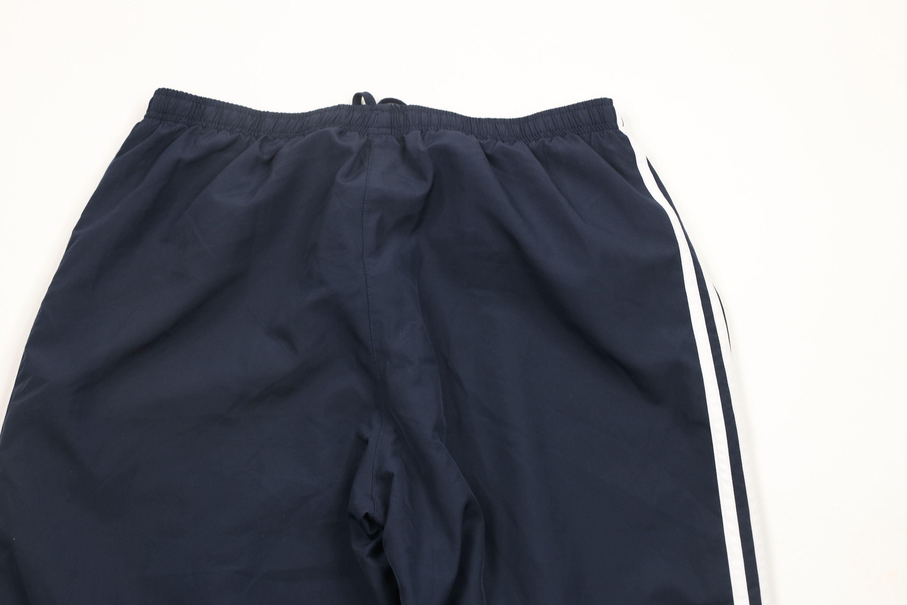 Adidas × Vintage Vintage Adidas Striped Lined Wide Leg Windbreaker Pants Size 30" / US 8 / IT 44 - 10 Thumbnail