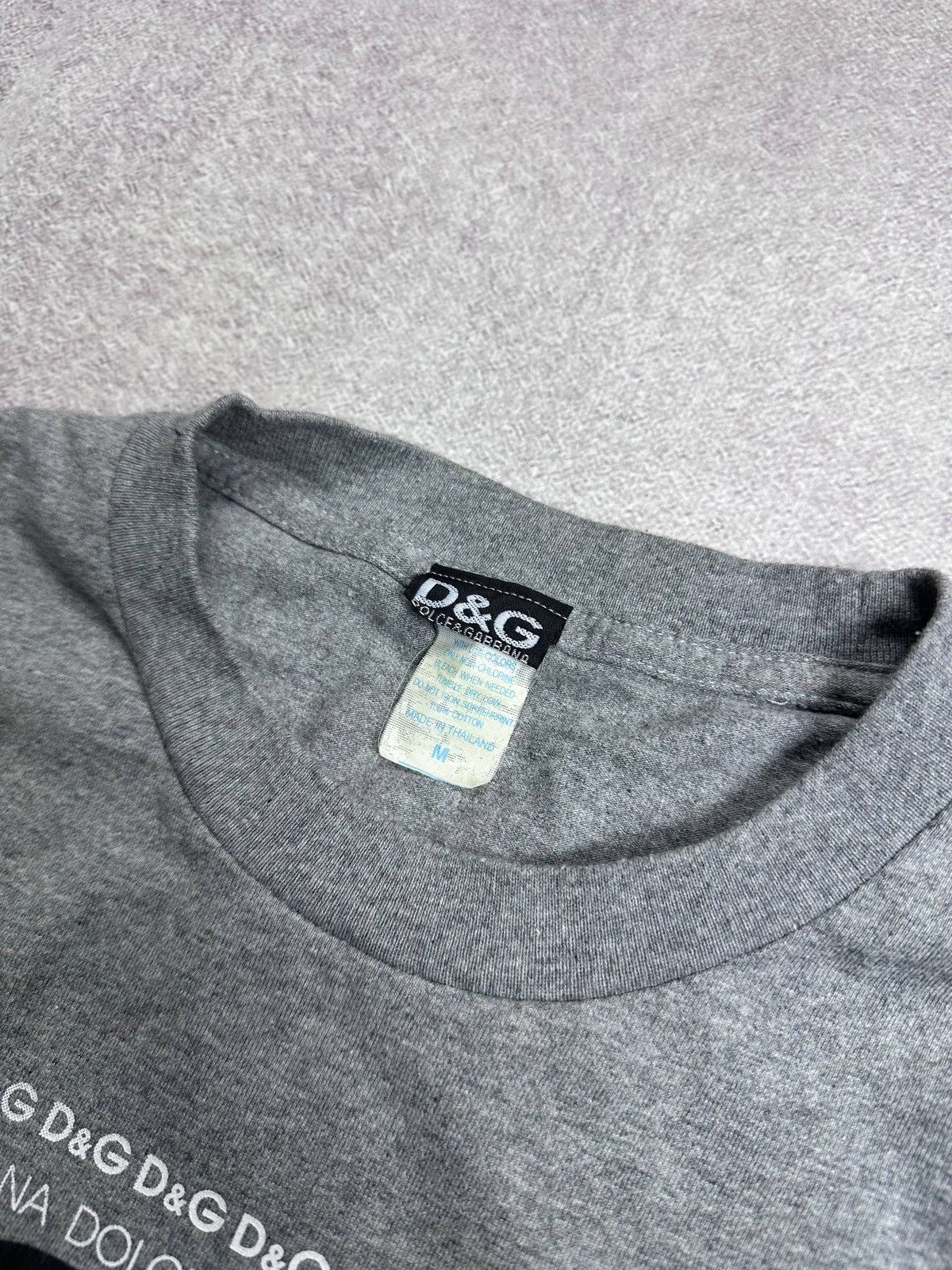 Dolce & Gabbana Vintage Dolce & Gabbana Big Logo Archival T-shirt M Size US M / EU 48-50 / 2 - 4 Thumbnail