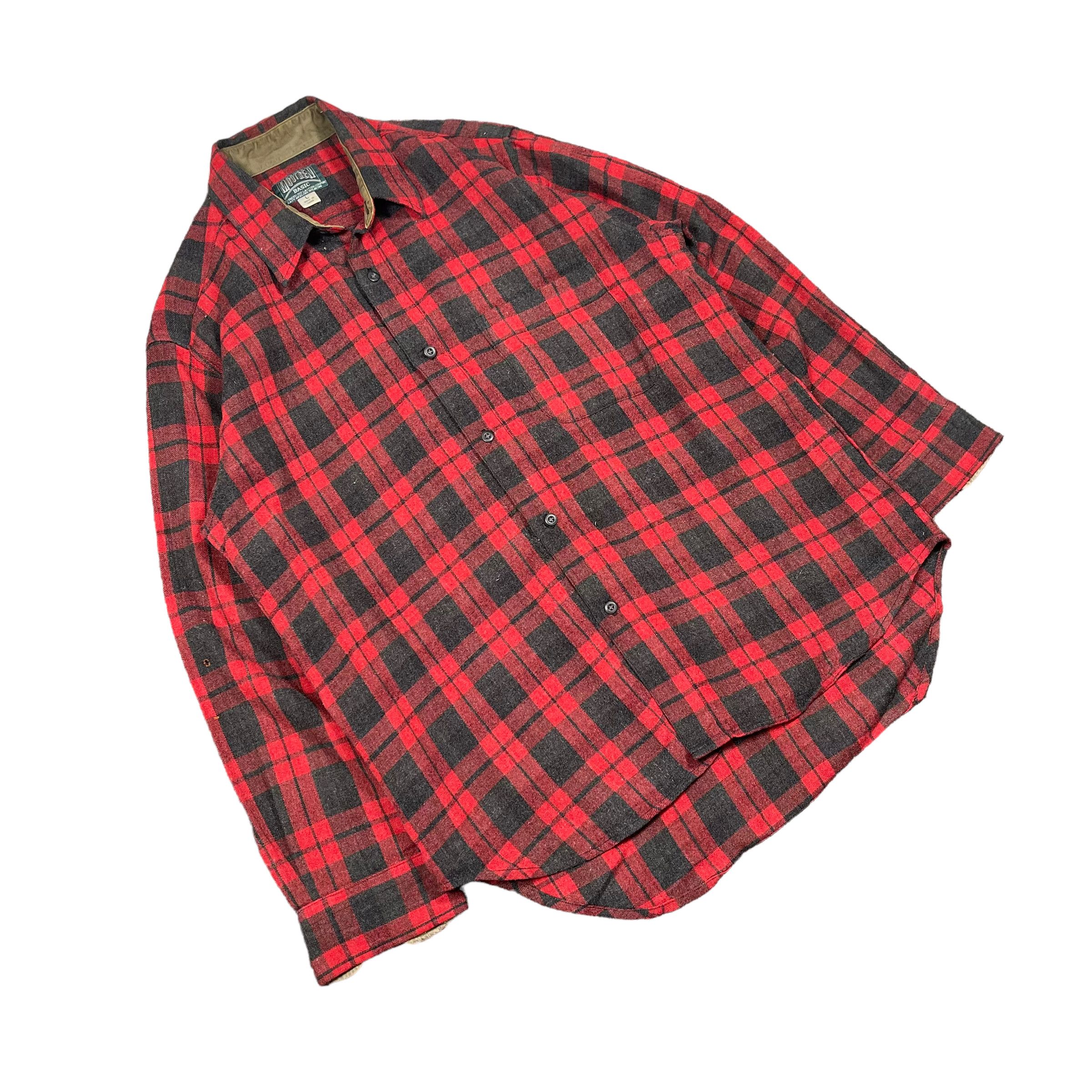 Flannel Vintage 1990 Motren Wool Button Up Flannel Shirt Size US L / EU 52-54 / 3 - 2 Thumbnail