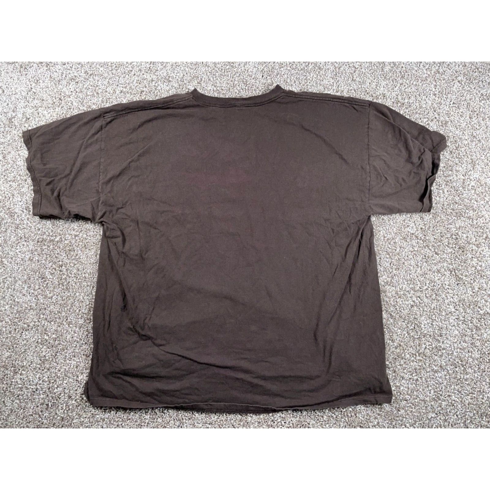 Delta VINTAGE Popeye T-Shirt 3XL Brown Graphic Print Adult Men Hip Hop 2010s Delta Shirt Size US XXL / EU 58 / 5 - 2 Thumbnail