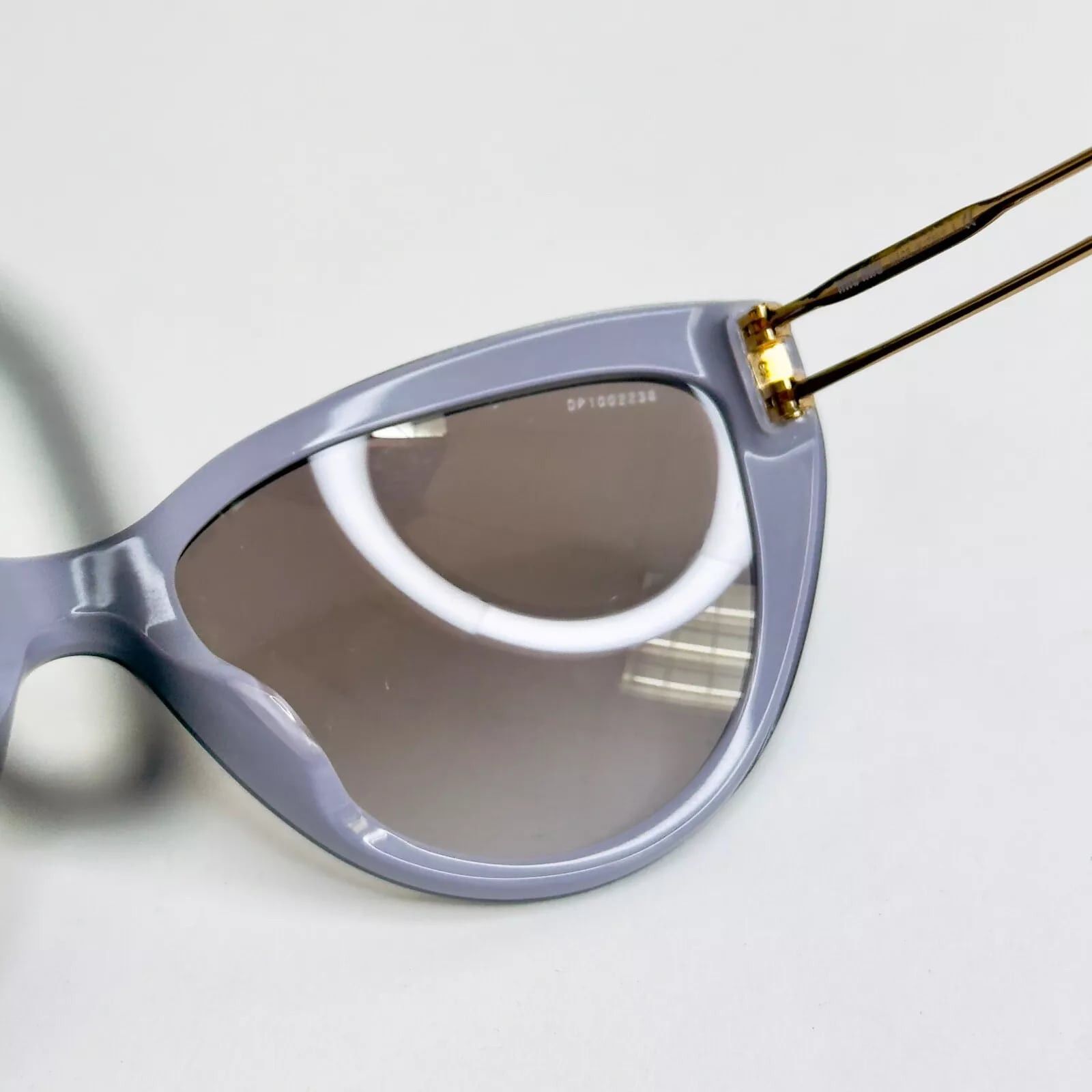 Miu Miu MIU MIU COLLECTION 12R Black Violet Gold Wire Cat MU12RS Size ONE SIZE - 3 Thumbnail