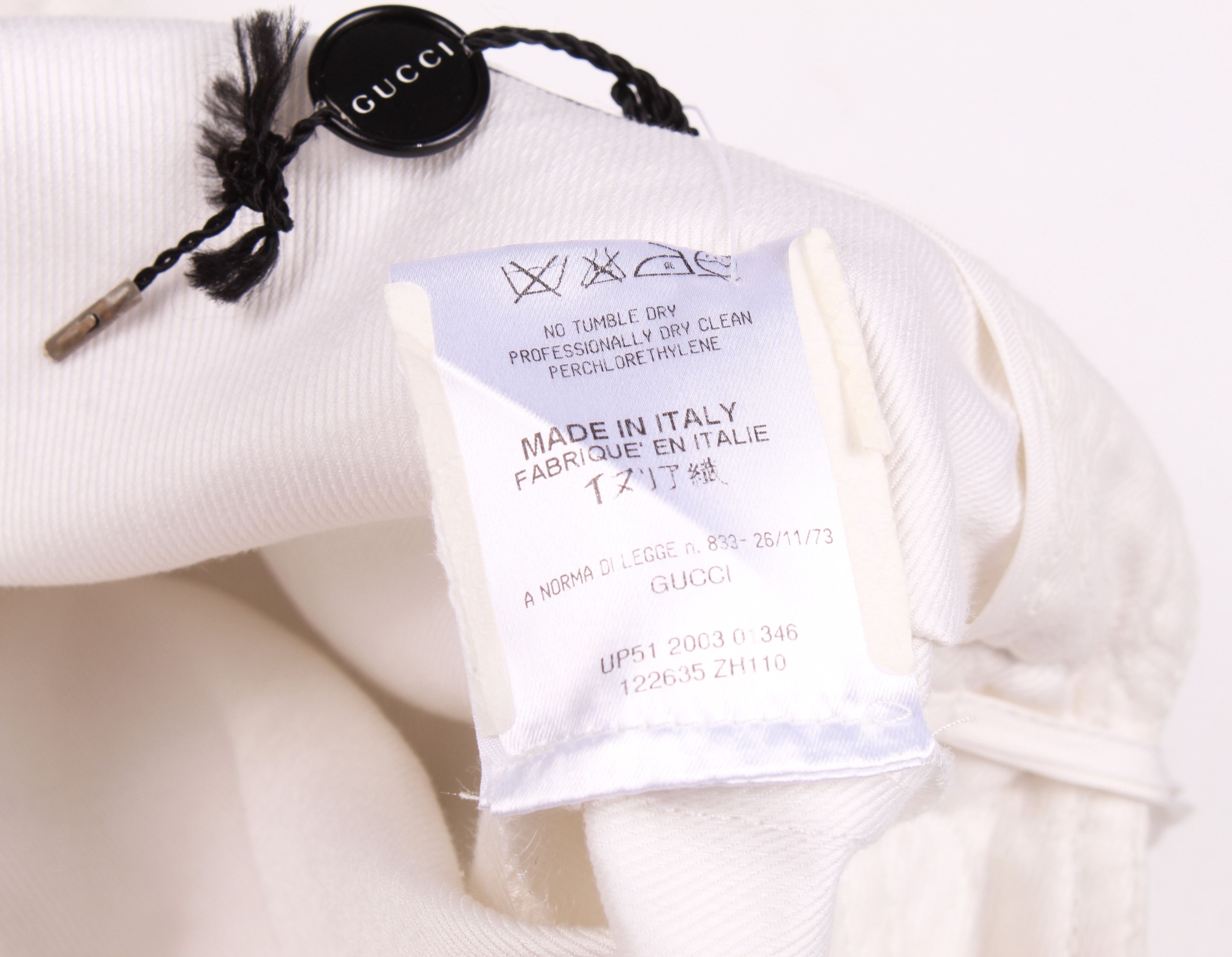 Gucci Gucci Vintage 2004 by Tom Ford Mini White Skirt Size 30" / US 8 / IT 44 - 7 Thumbnail