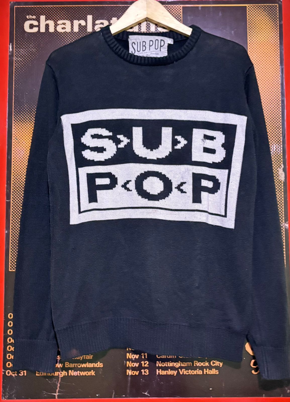 Band Tees Vintage Y2K SUB POP Knitwear,Grunge,Nirvana Size US M / EU 48-50 / 2 - 1 Thumbnail