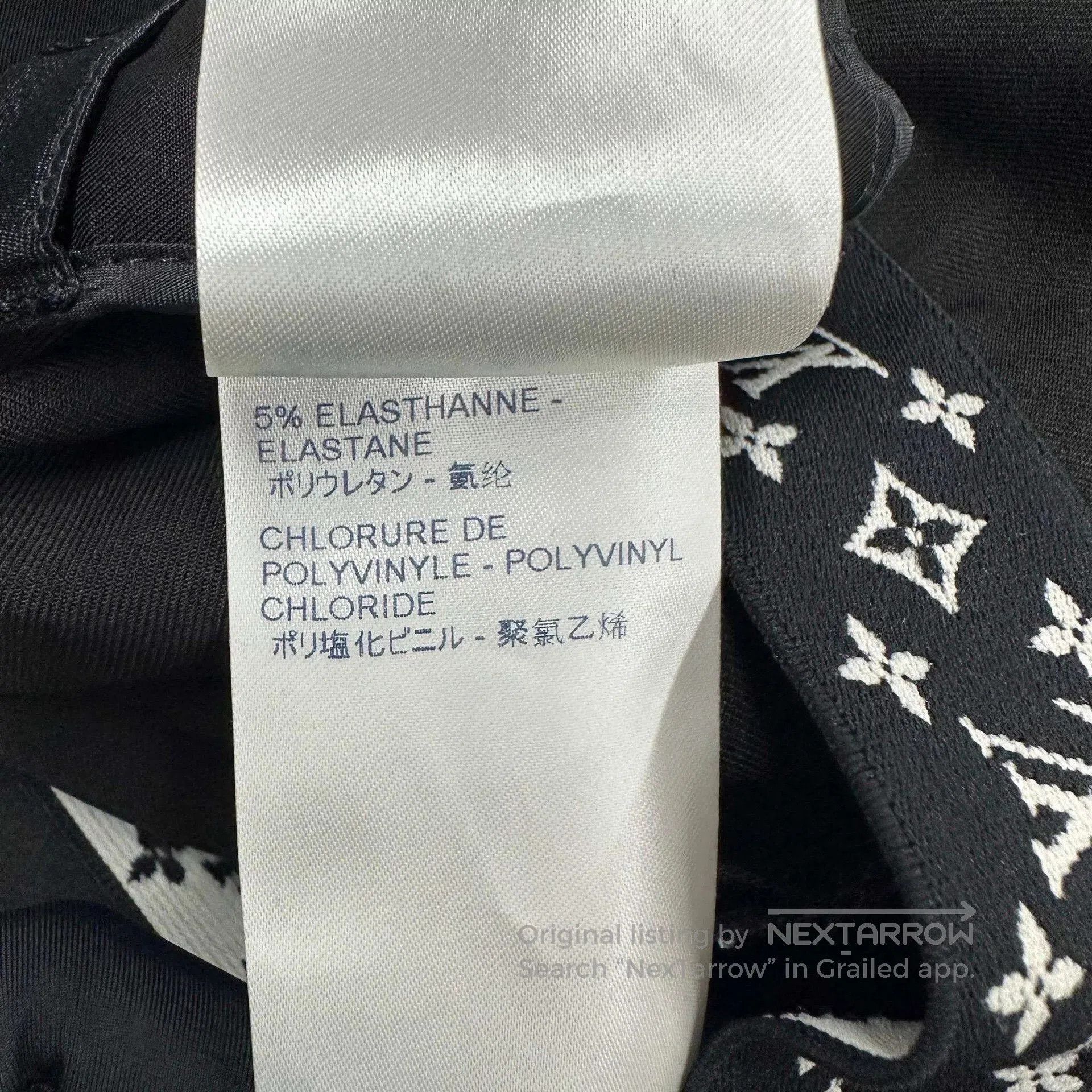 Louis Vuitton LV Black Logo Waist Casual Pants. Size US 26 / EU 42 - 8 Thumbnail