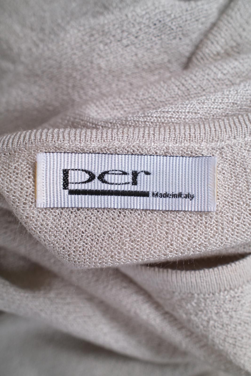 Other 00's Per V-Neck Knit Grey Sweater Size US L / EU 52-54 / 3 - 5 Thumbnail