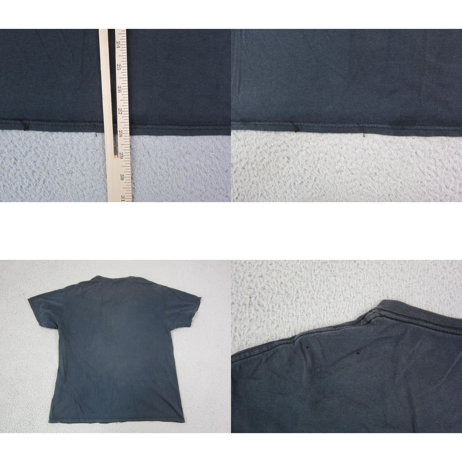 Vintage VINTAGE Skull Shirt Mens M Black Neon Drip Goth Punk Grunge 90s Y2K Military 90s Womens Mens Boys Girls Size US M / EU 48-50 / 2 - 8 Thumbnail
