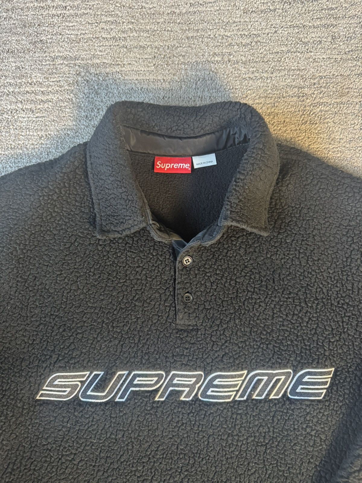 Supreme Supreme Polartec Rugby Sweater Size US XXL / EU 58 / 5 - 2 Thumbnail