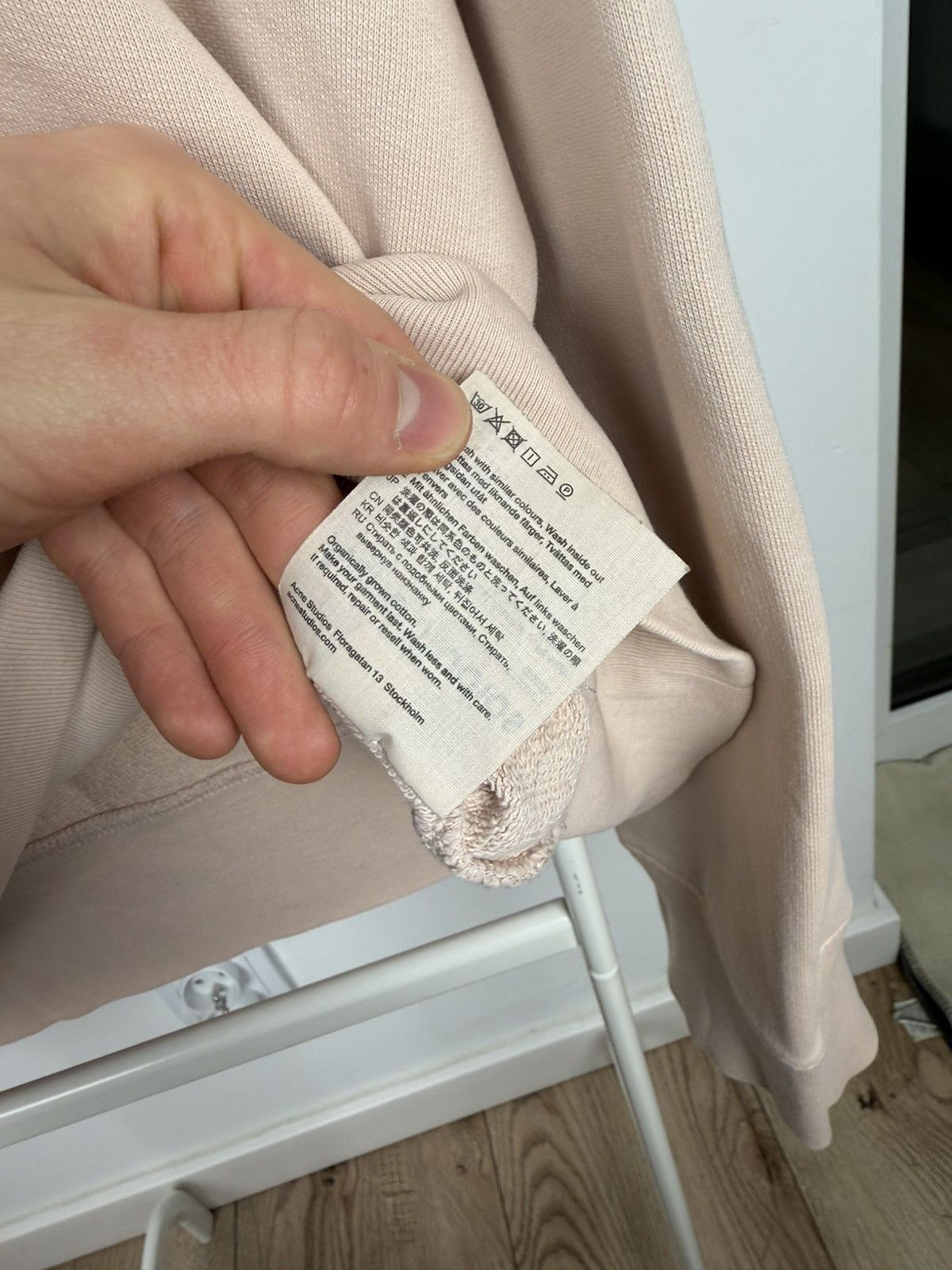 Acne Studios Acne Studios logo pink sweatshirt Size US M / EU 48-50 / 2 - 9 Thumbnail