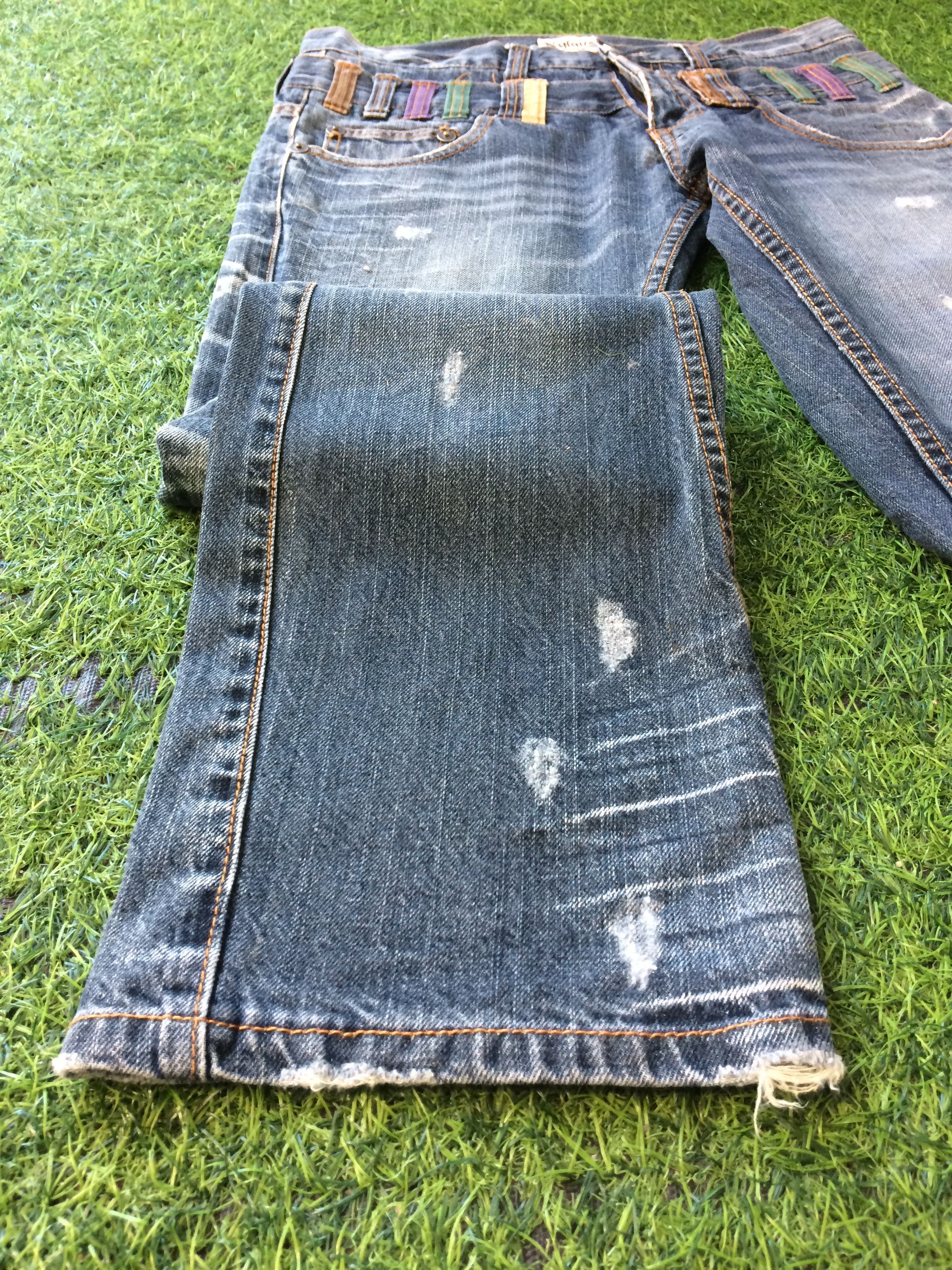 Japanese Brand Nylaus Japanese Double Waist Jean #D-529 Size US 28 / EU 44 - 11 Thumbnail