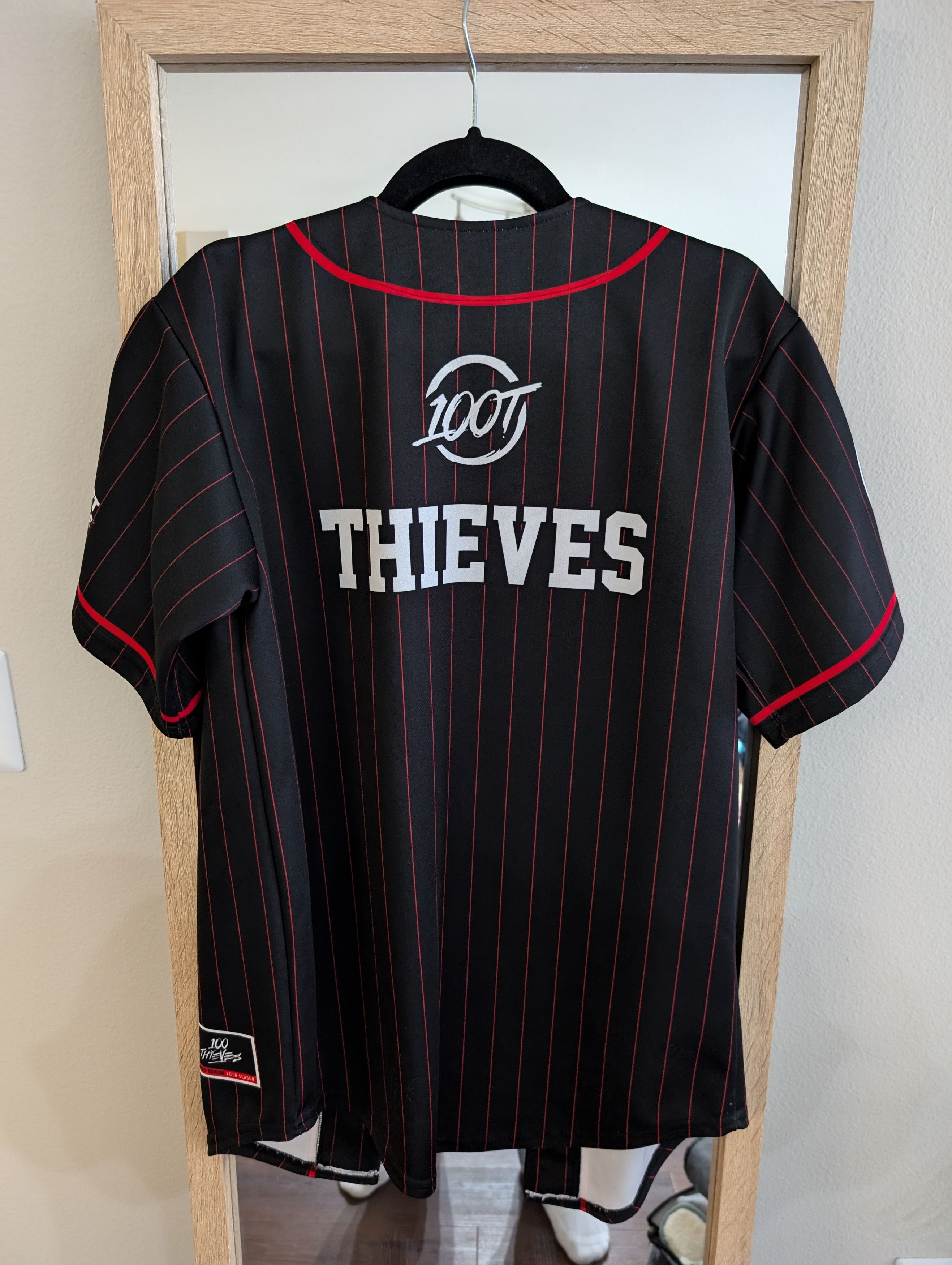 100 Thieves 100 Thieves 2018 Limited Edition Baseball Jersey Size US M / EU 48-50 / 2 - 5 Thumbnail