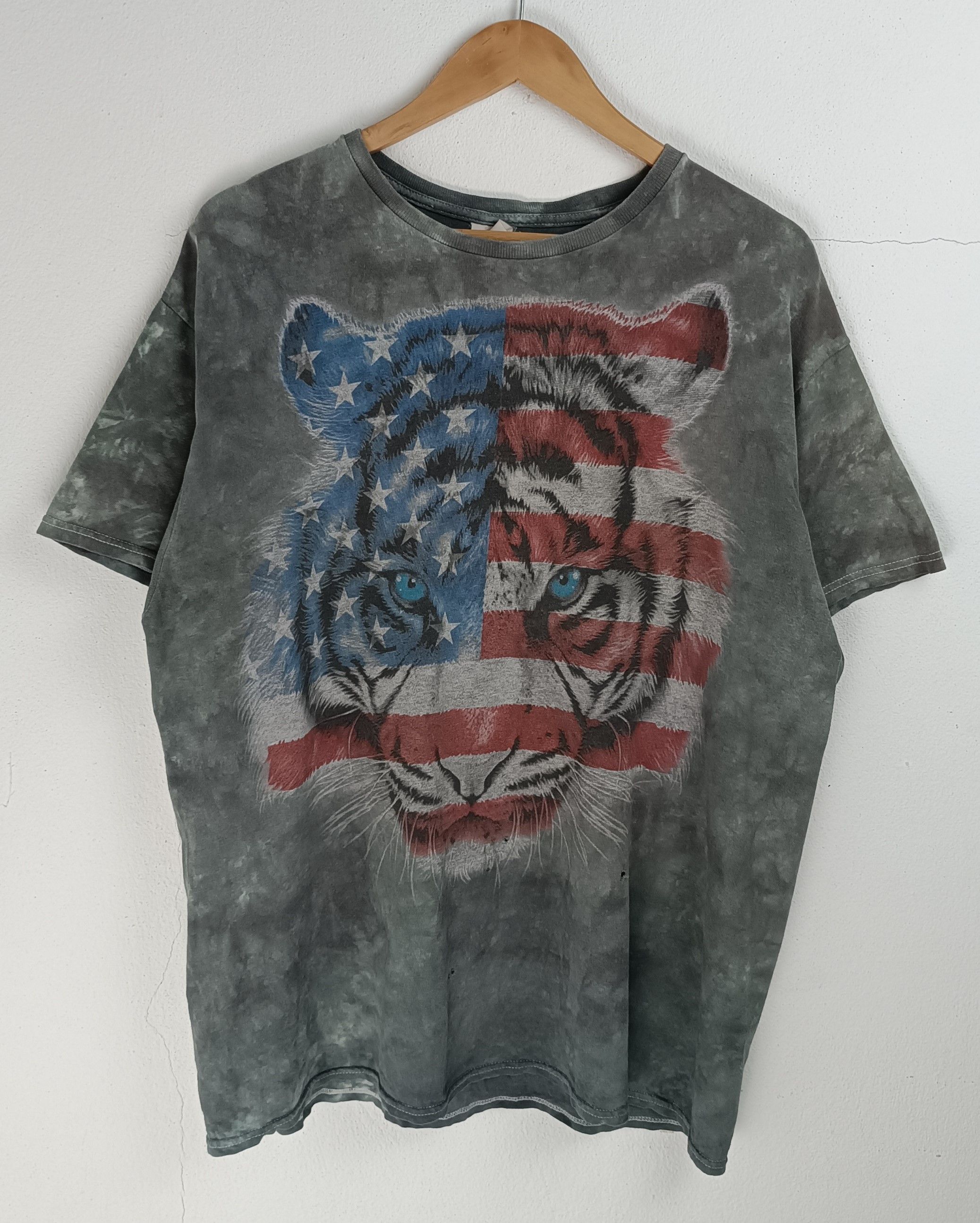 Other THRASHED FADED VINTAGE TIGER OF USA 4TH OF JULY INDEPENDENCE Size US L / EU 52-54 / 3 - 3 Thumbnail
