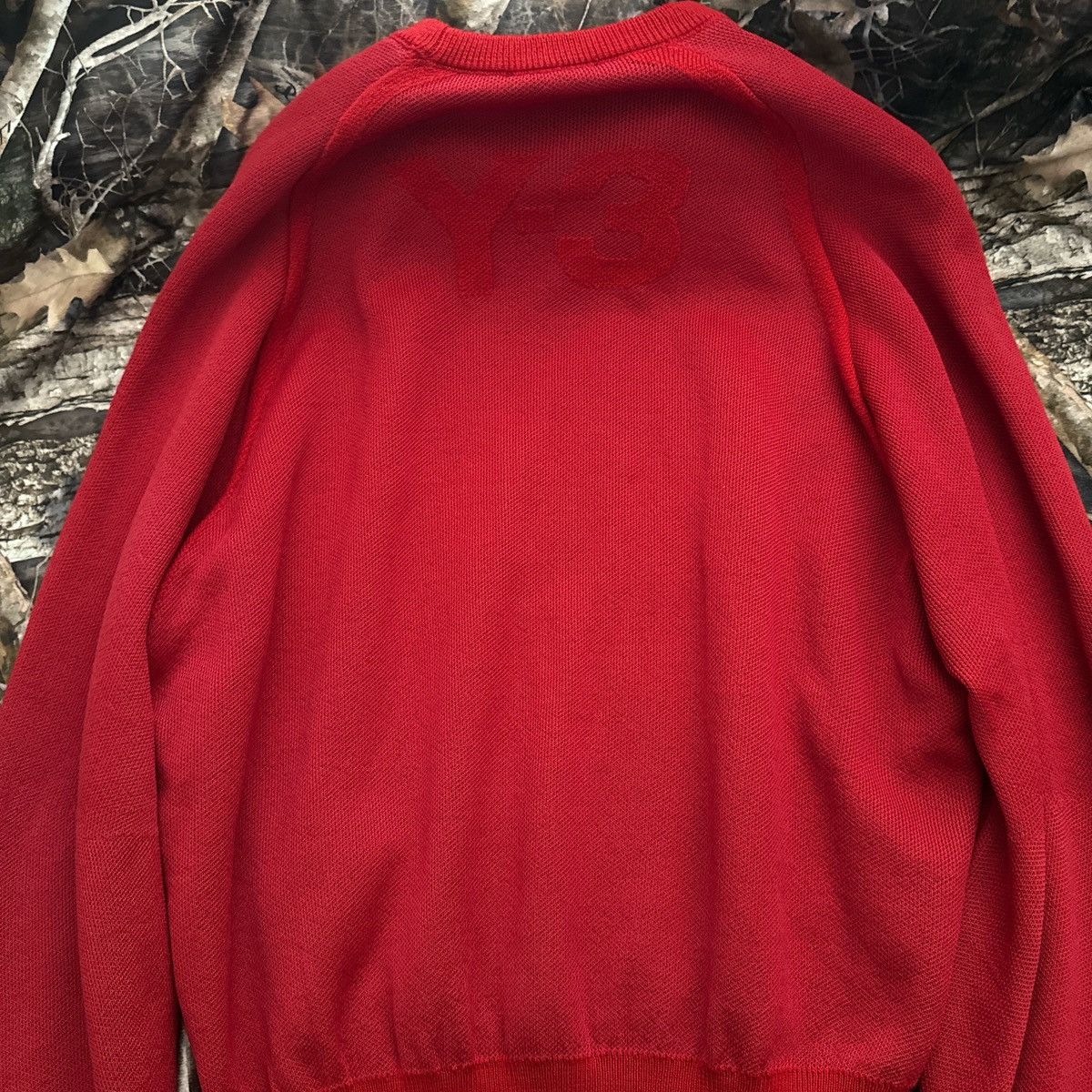 Y-3 y-3 red knitted sweater Size US S / EU 44-46 / 1 - 3 Thumbnail