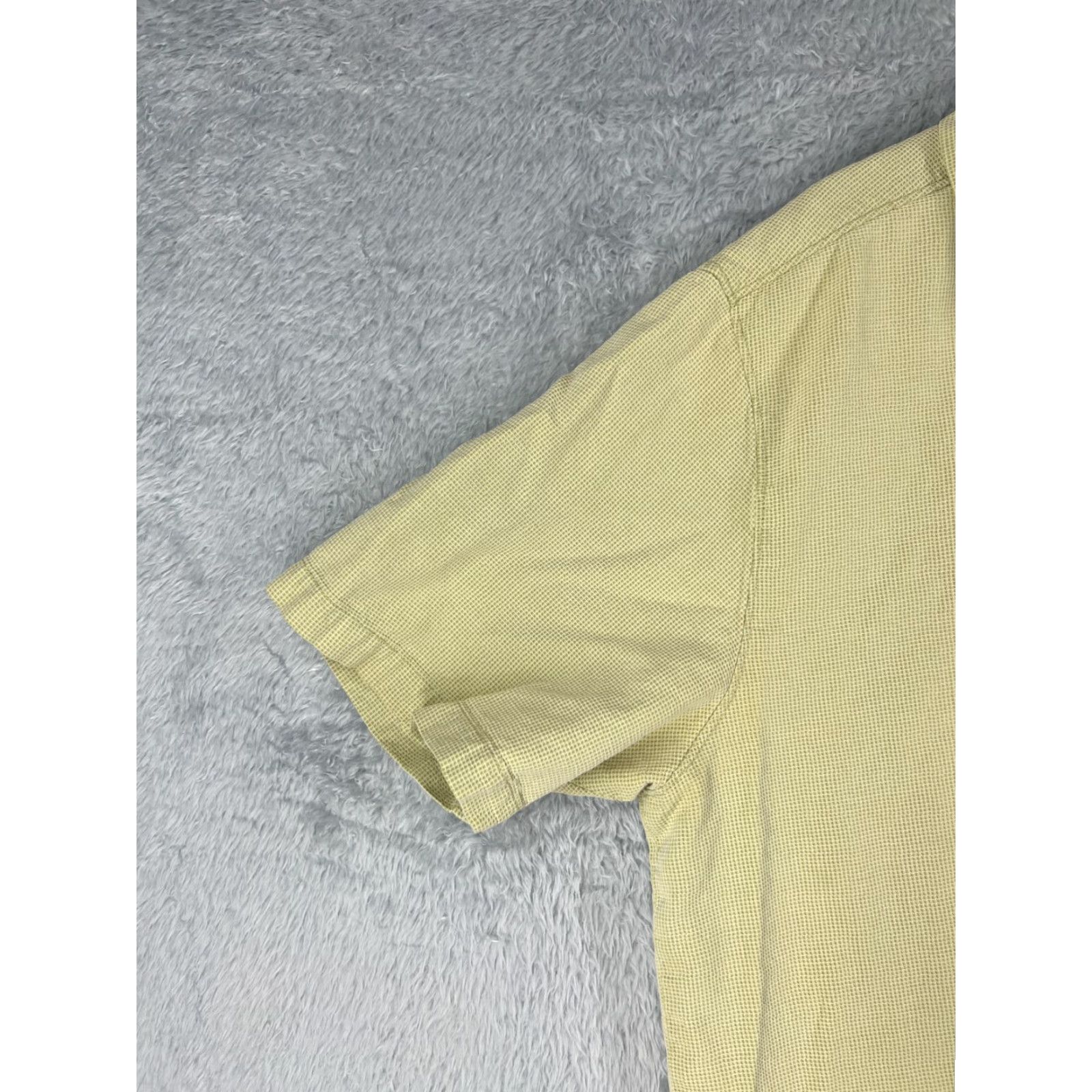 Tommy Bahama Tommy Bahama Shirt Men XL Yellow Button Up Silk Blend Pocket Mens Size US XL / EU 56 / 4 - 3 Thumbnail