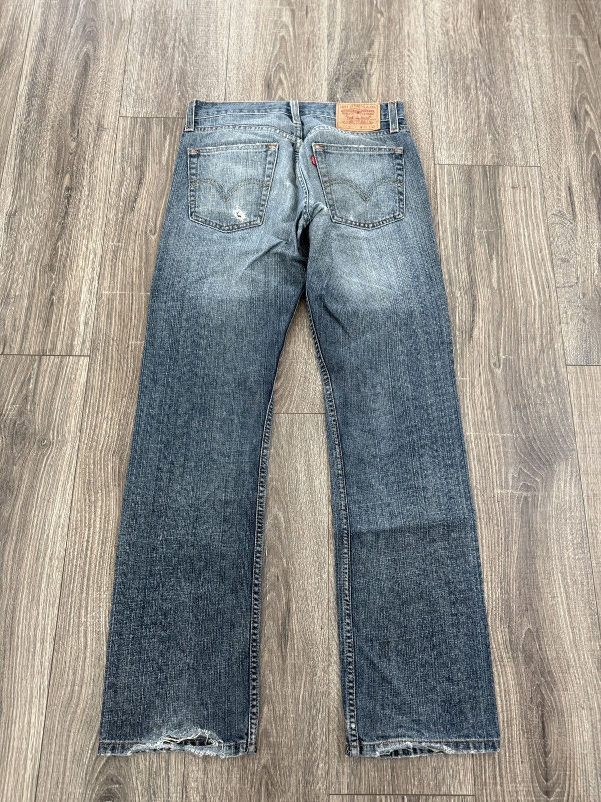 Levi's Vintage Levis Indigo Wash 514 Slim Straight Size US 31 - 4 Thumbnail