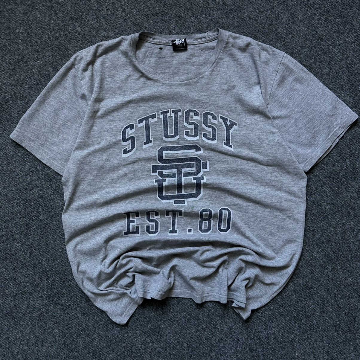 Stussy VTG Japanese Style Stussy Distressed T-shirts Big Logo L Size US L / EU 52-54 / 3 - 3 Thumbnail