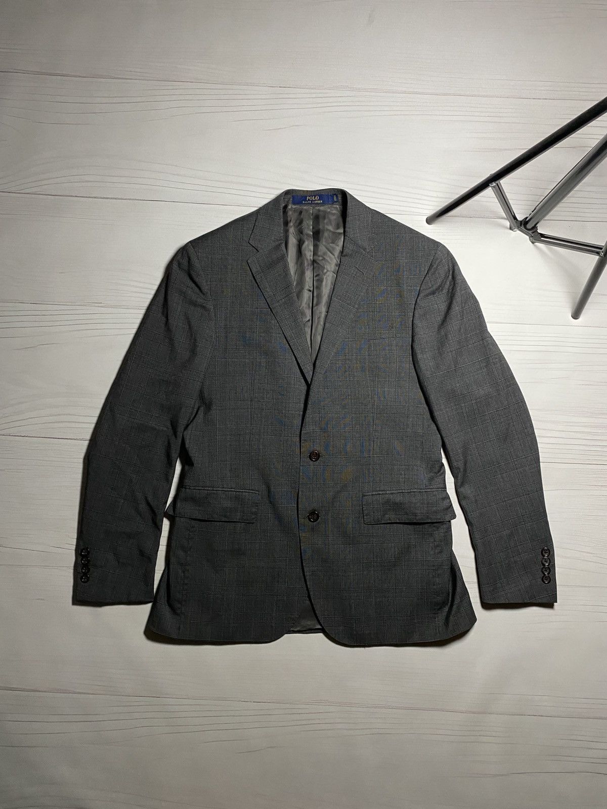 Polo Ralph Lauren Polo ralph lauren custom fit plaid blazer Size 40R - 1 Thumbnail
