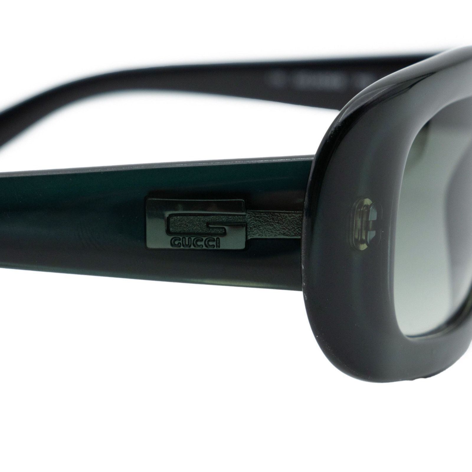 Gucci Vintage Gucci GG 2439 Rectangular Emerald Optyl Sunglasses Size ONE SIZE - 6 Thumbnail
