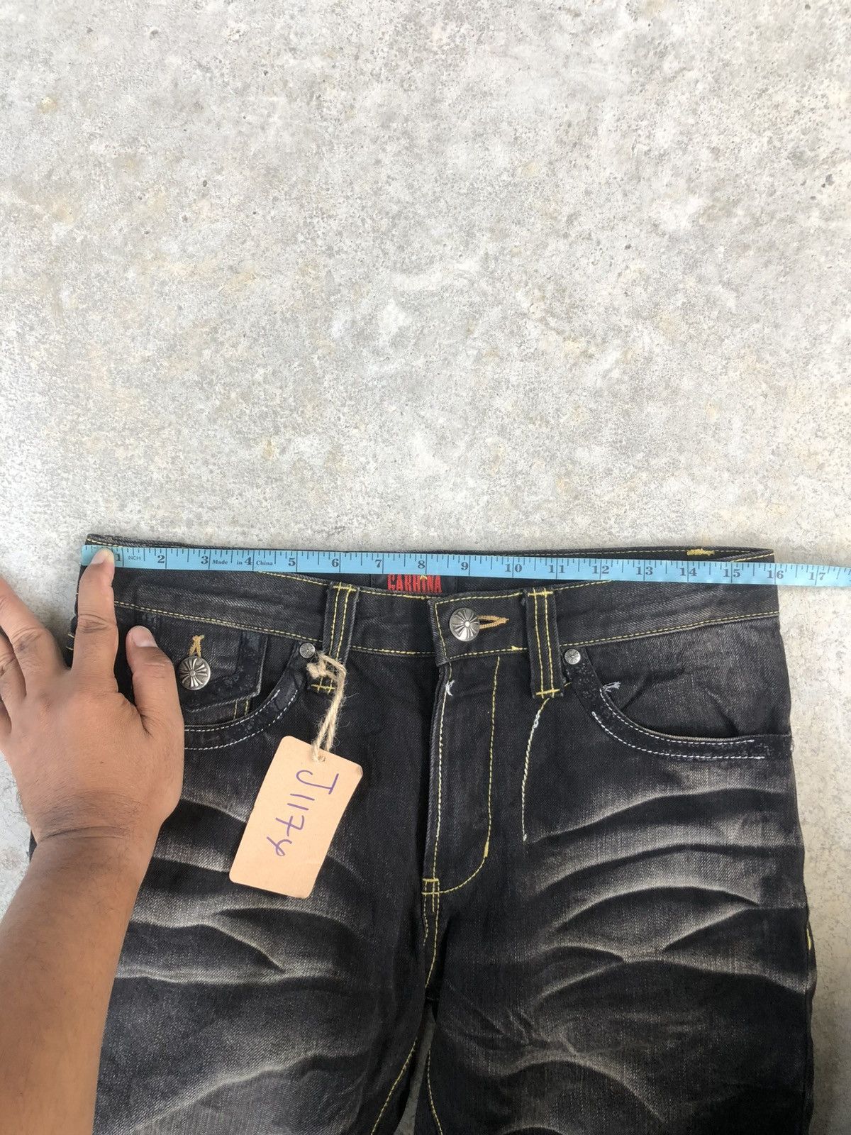 Tornado Mart Japanese Garhina Flared Jeans Distressed Jeans Size US 32 / EU 48 - 25 Thumbnail