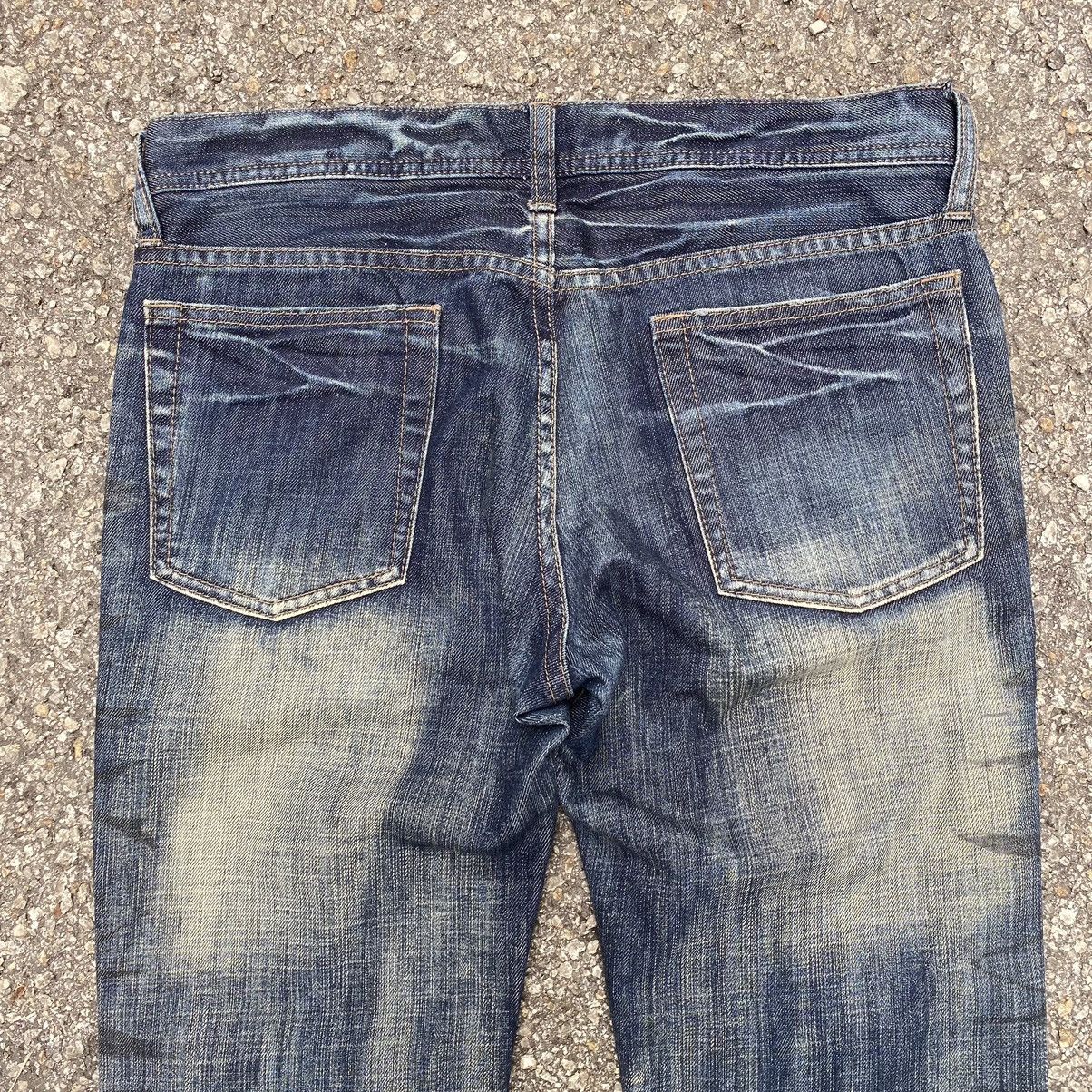 Japanese Brand Japanese Edge Rupert Rusty Denim Distressed Jeans Pants Size US 31 - 11 Thumbnail