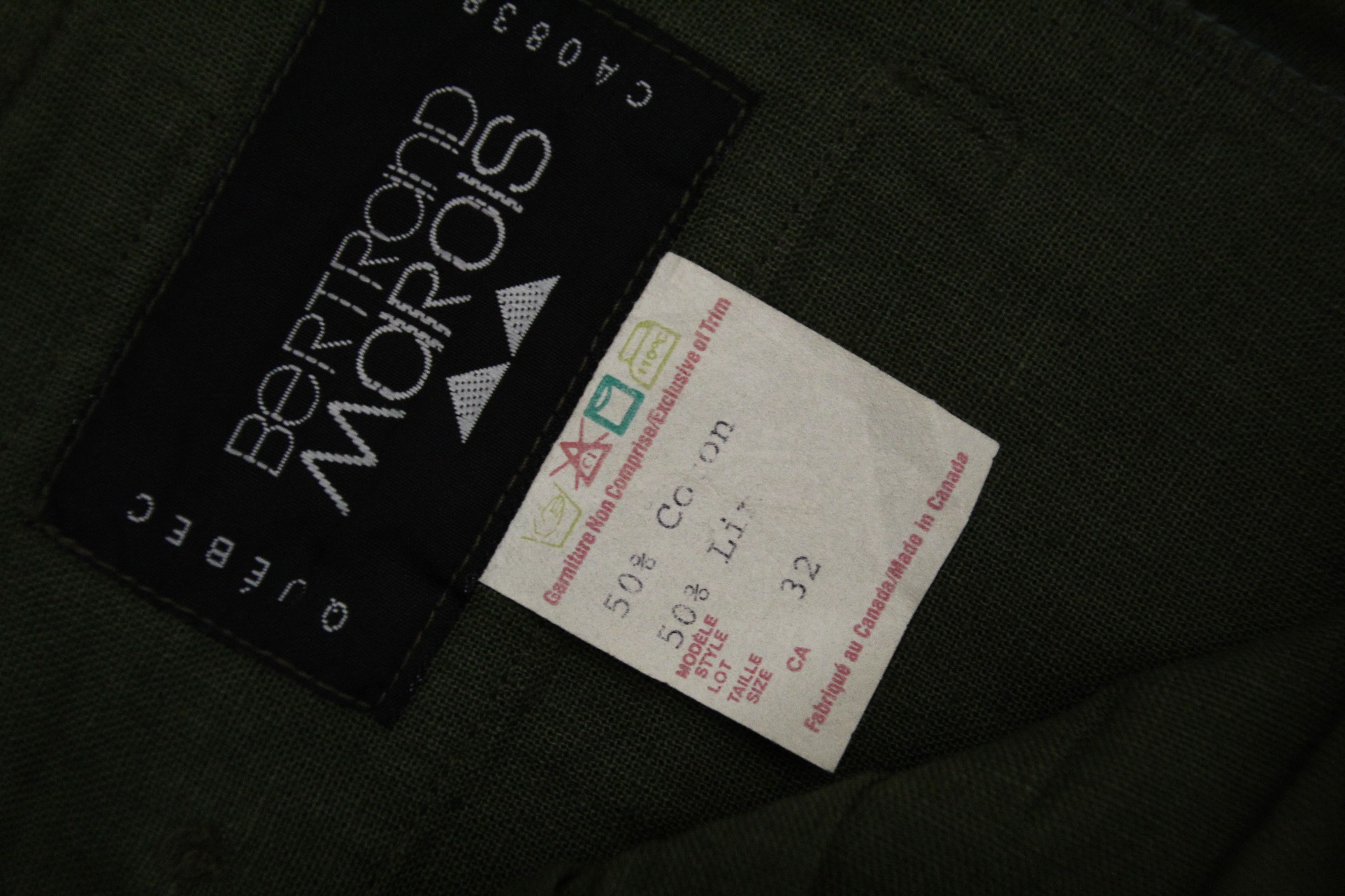 First Aid To The Injured Bertrand Marois Quebec Workshop cotton linen bermuda shorts Size US 31 - 10 Thumbnail