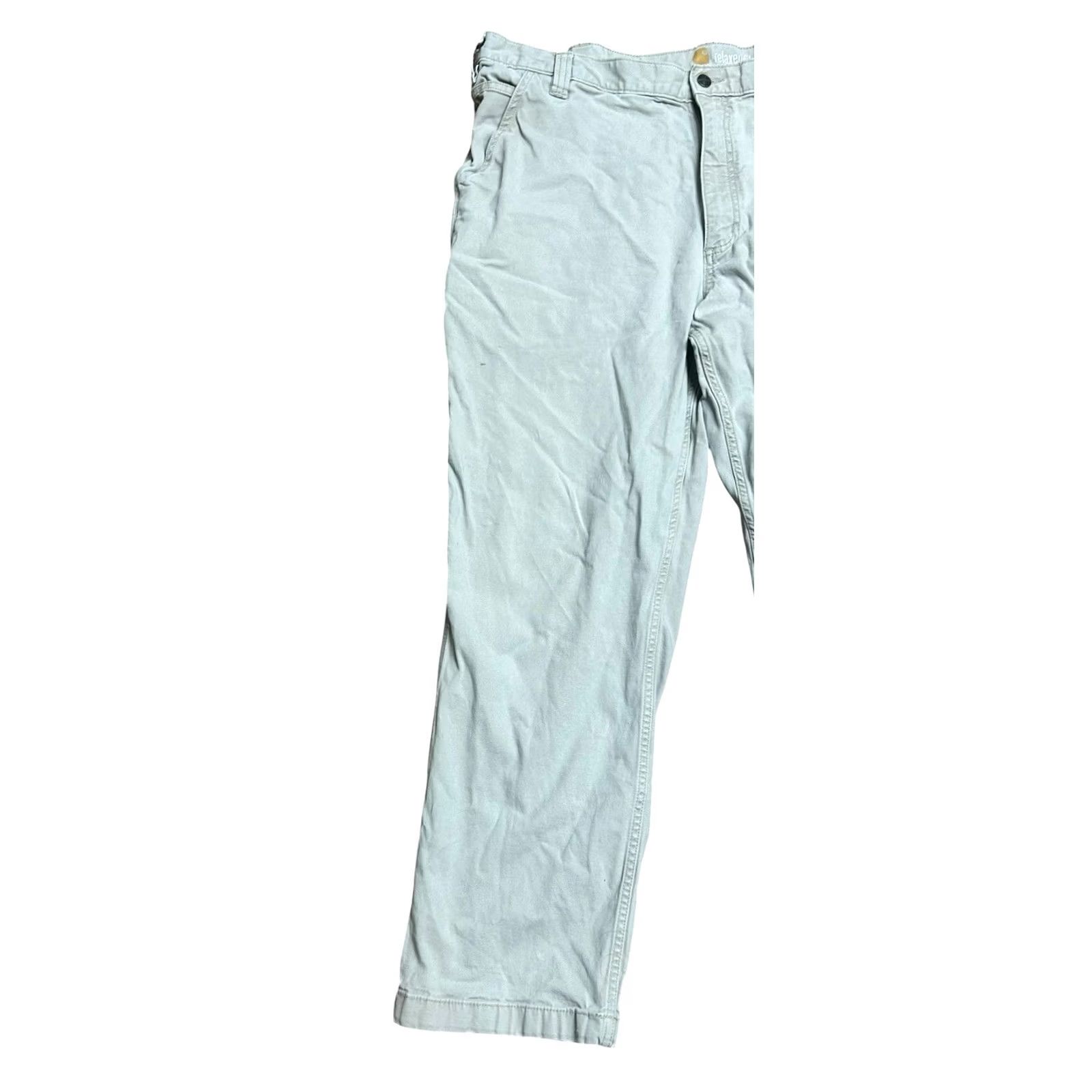 Carhartt VINTAGE Carhartt Force Relaxed Fit Ripstop Mens 42x32 Cargo Work Pants Brown Khaki Size US 42 / EU 58 - 2 Thumbnail