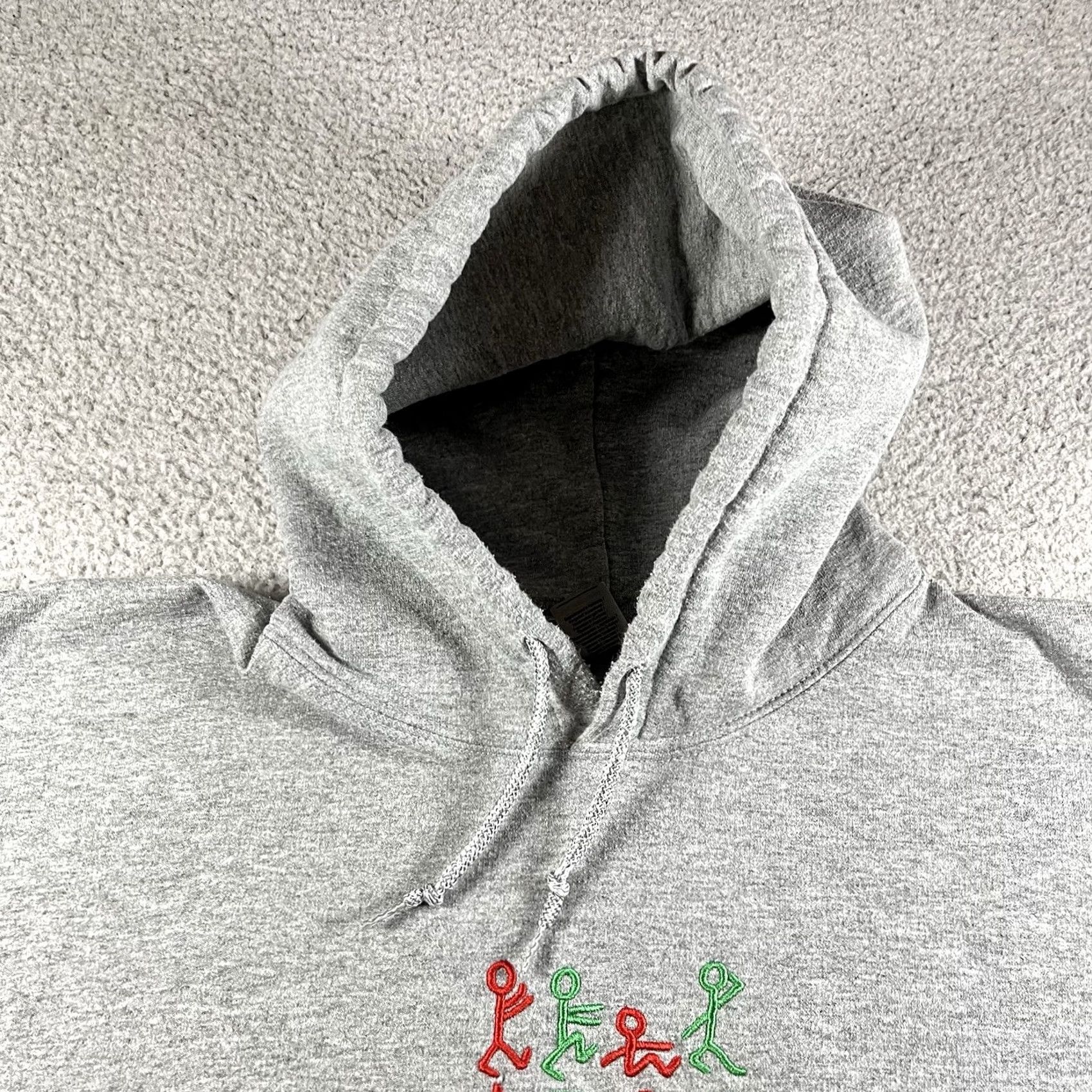 Quest ATCQ Shirt Mens XL Gray Tribe Called Quest Hoodie Hip Hop Rap Sweatshirt Music Size US XL / EU 56 / 4 - 2 Thumbnail