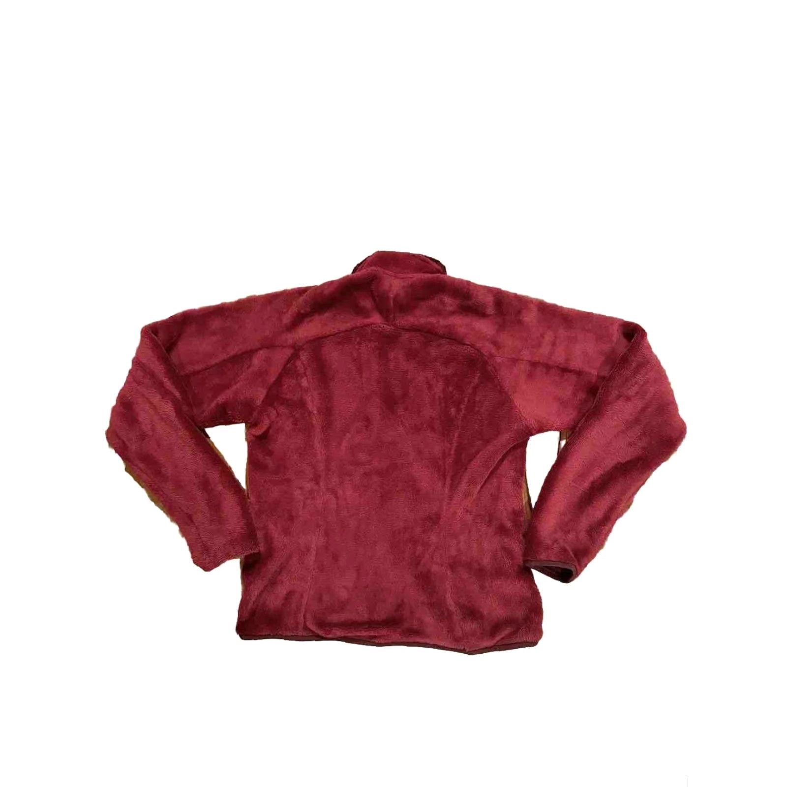 Patagonia VINTAGE Patagonia Jacket Women Med Maroon R4 Regulator Full Zip Deep Pile Polartec Jacket Women Medium Red 90s Outdoor Winter Fall Spring Womens Size M / US 6-8 / IT 42-44 - 2 Thumbnail