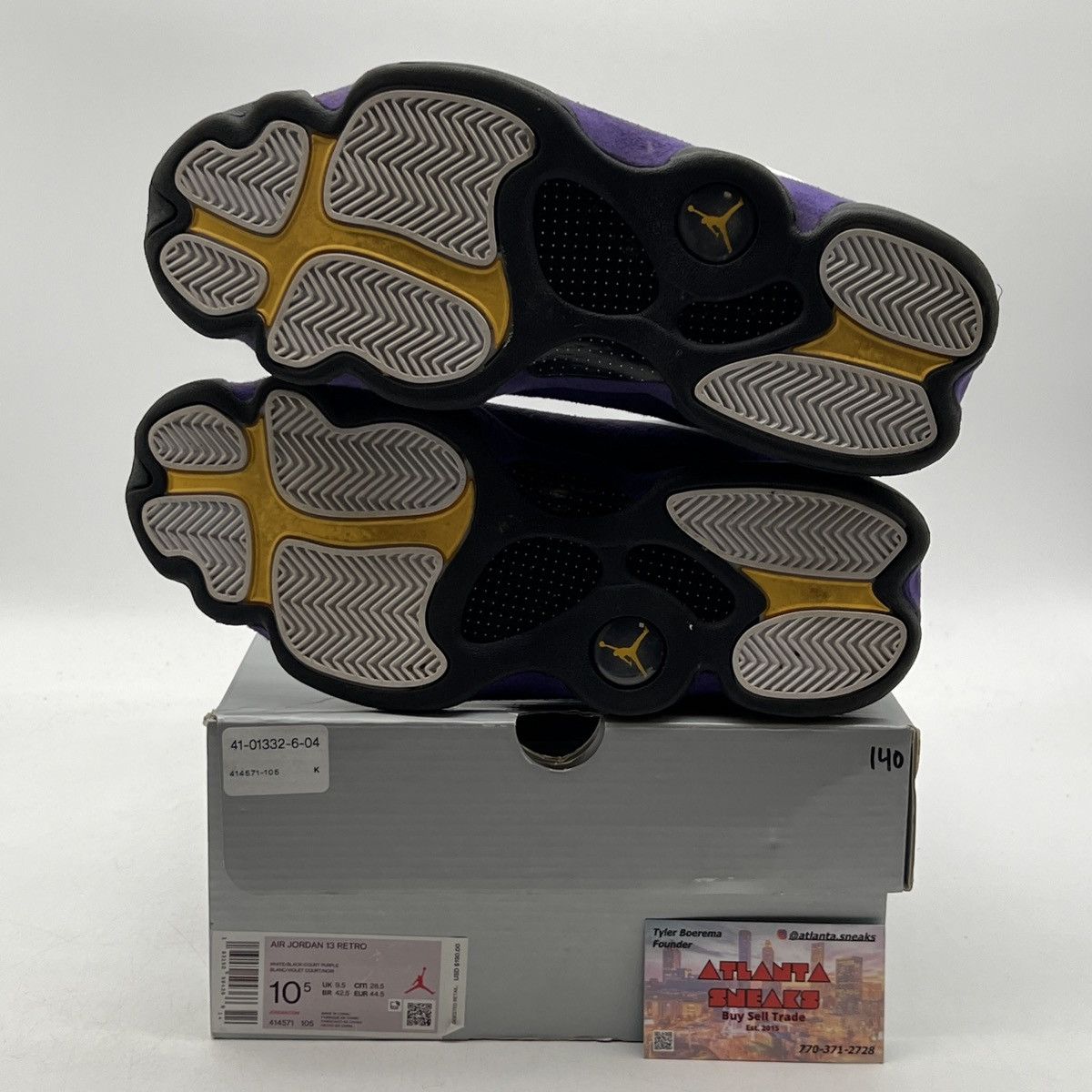 Jordan Brand Air Jordan 13 lakers Size US 10.5 / EU 43-44 - 8 Thumbnail