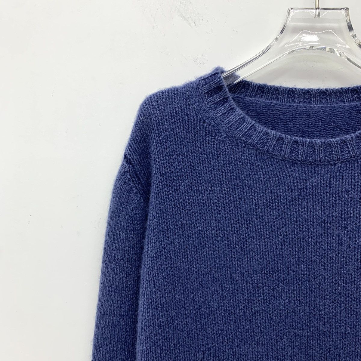 Dior Dior Dark Blue Cashmere Long Sleeve Knit Sweater K26WX Size XS / US 0-2 / IT 36-38 - 3 Thumbnail