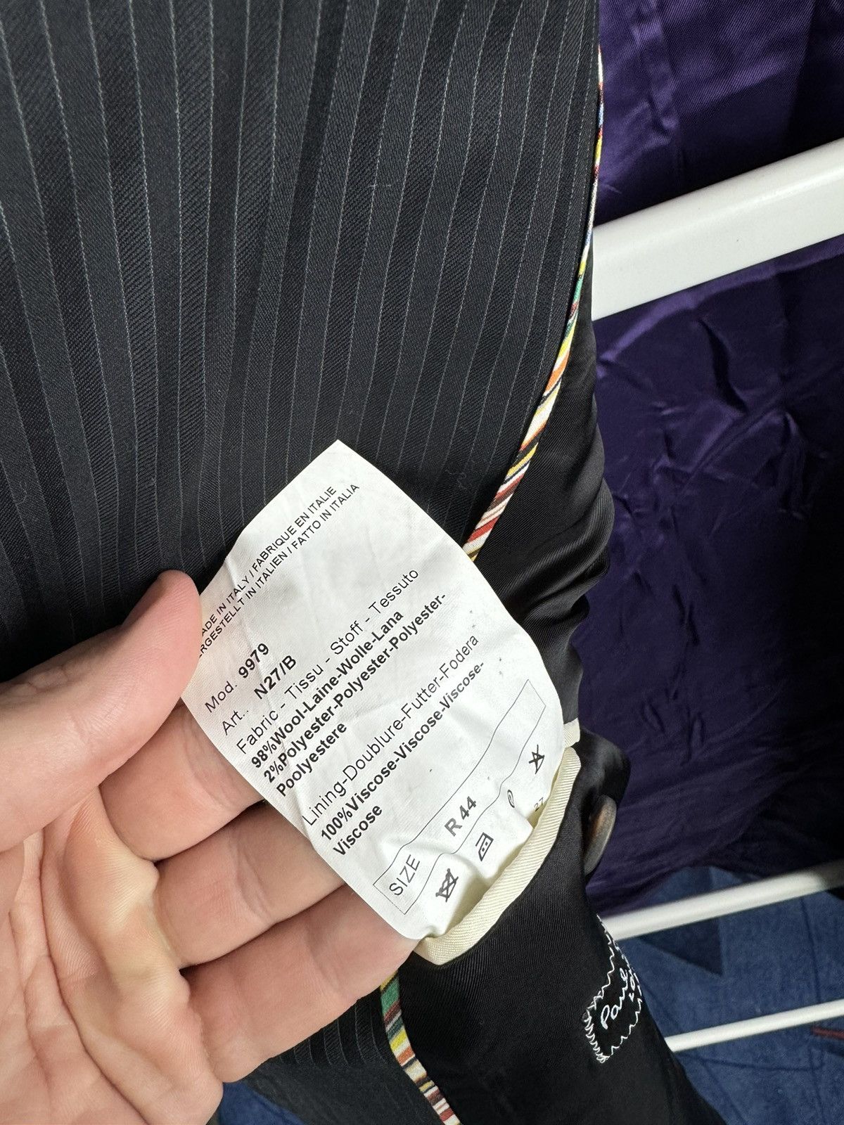 Paul Smith Paul Smith London Striped Blazer Size 44R Size 44R - 5 Thumbnail