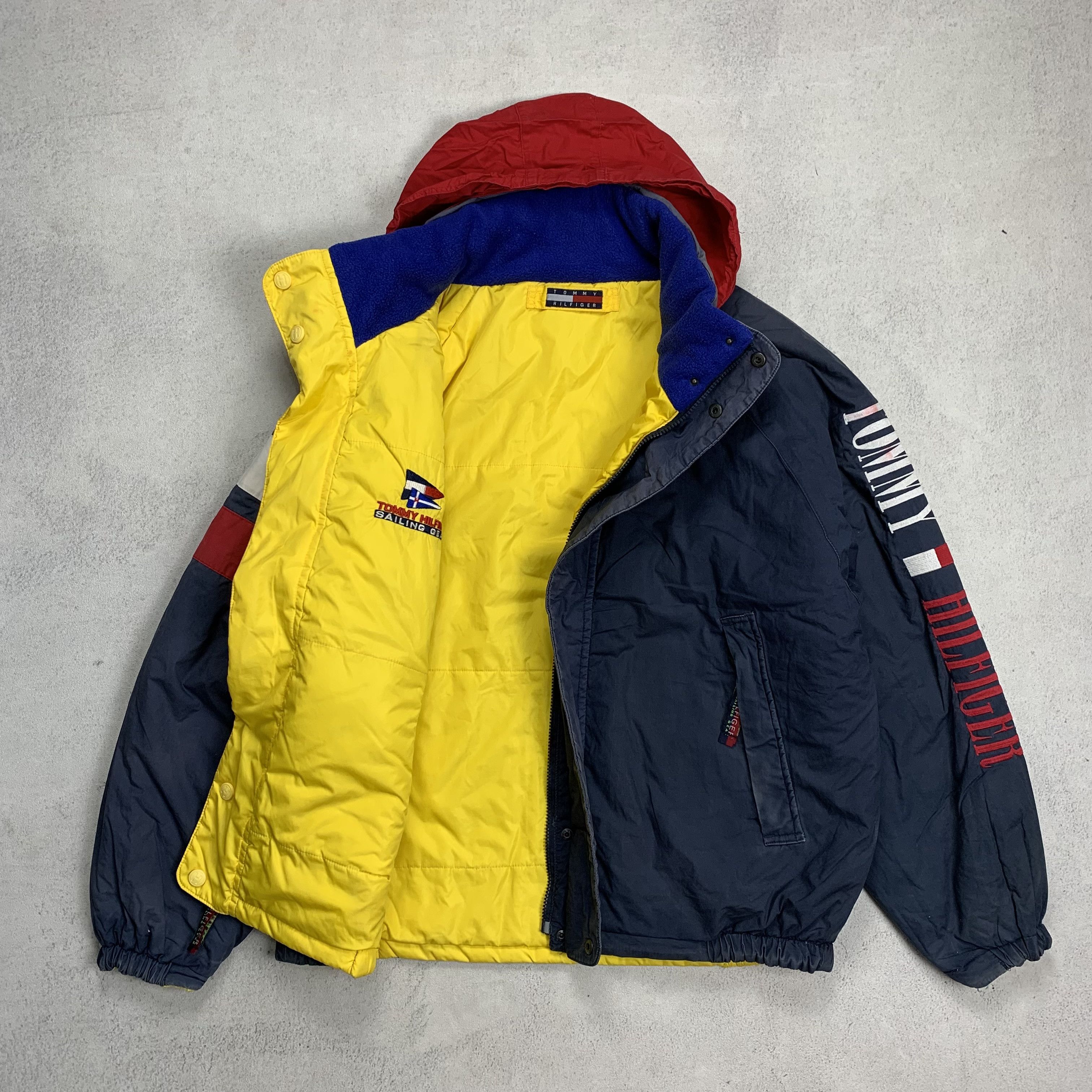 Tommy Hilfiger Vintage 90s Reversible Tommy Hilfiger Puffer Jacket Size US XXL / EU 58 / 5 - 1 Thumbnail