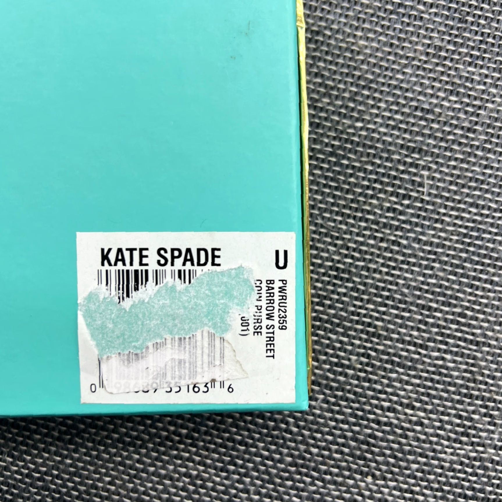 Vintage Kate Spade Coin Purse Empty Box ONLY New York Green Original Size ONE SIZE - 5 Thumbnail