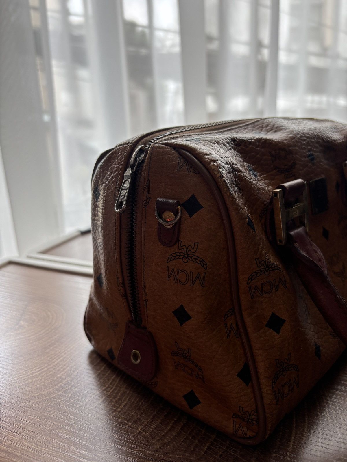 MCM MCM Visetos Boston Bag Size ONE SIZE - 5 Thumbnail
